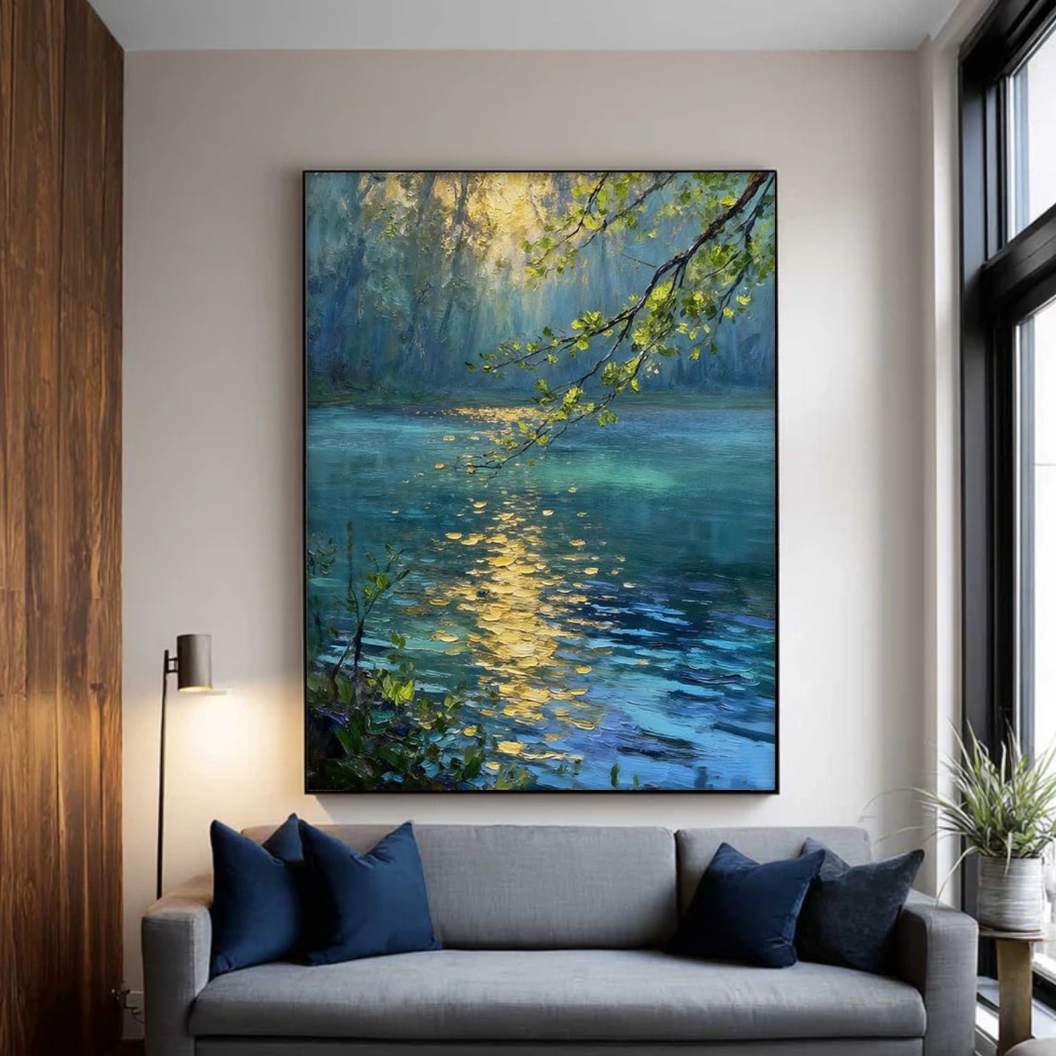 Tree And Flower Abstract Wall Art #TF192