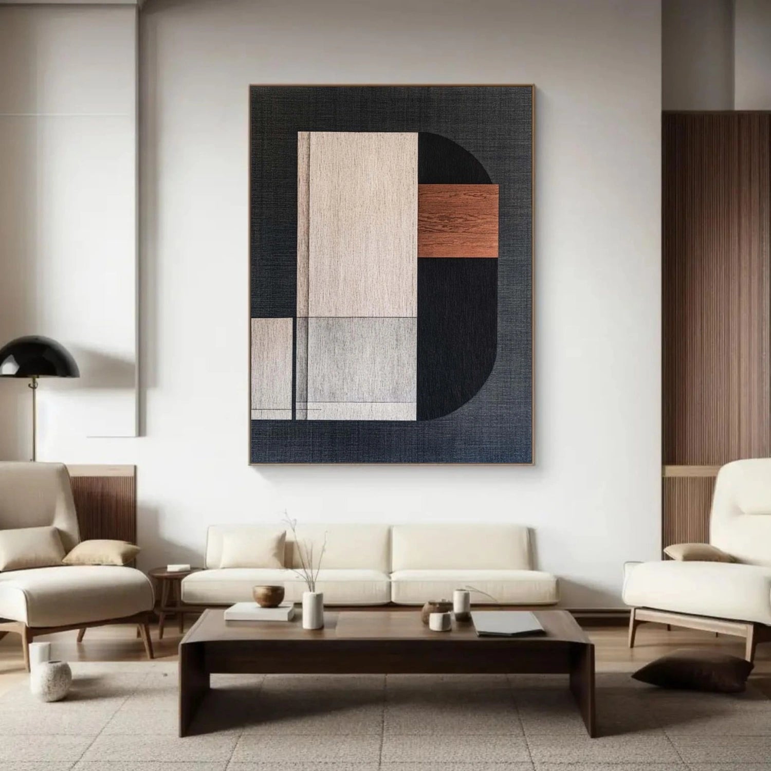 Wabi Sabi Abstract Canvas Art #WA236