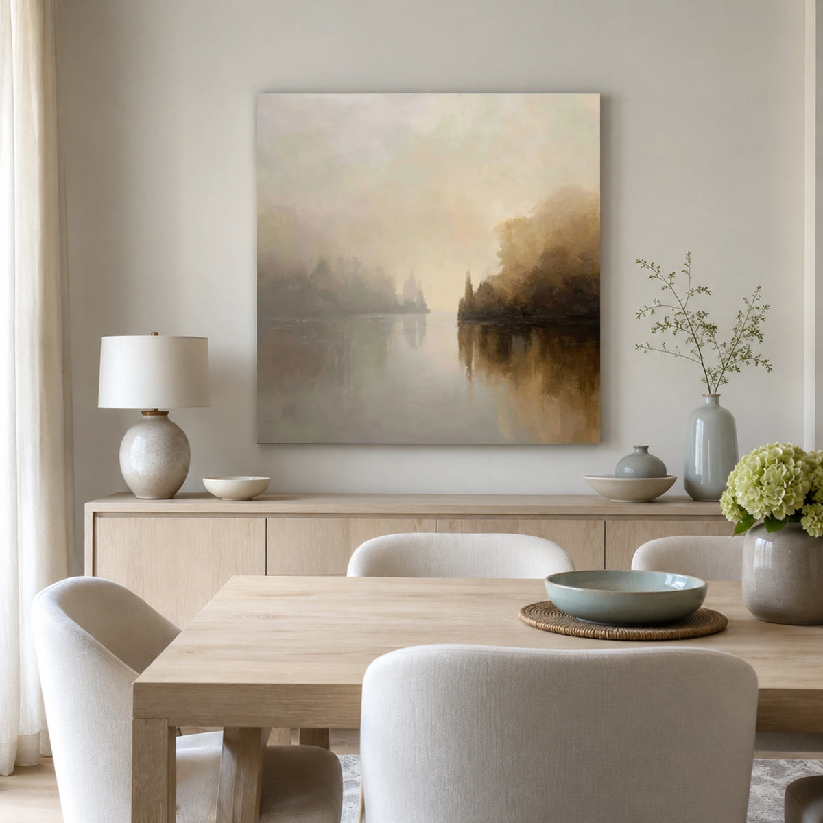 Sky And Ocean Abstract Wall Art #SO464