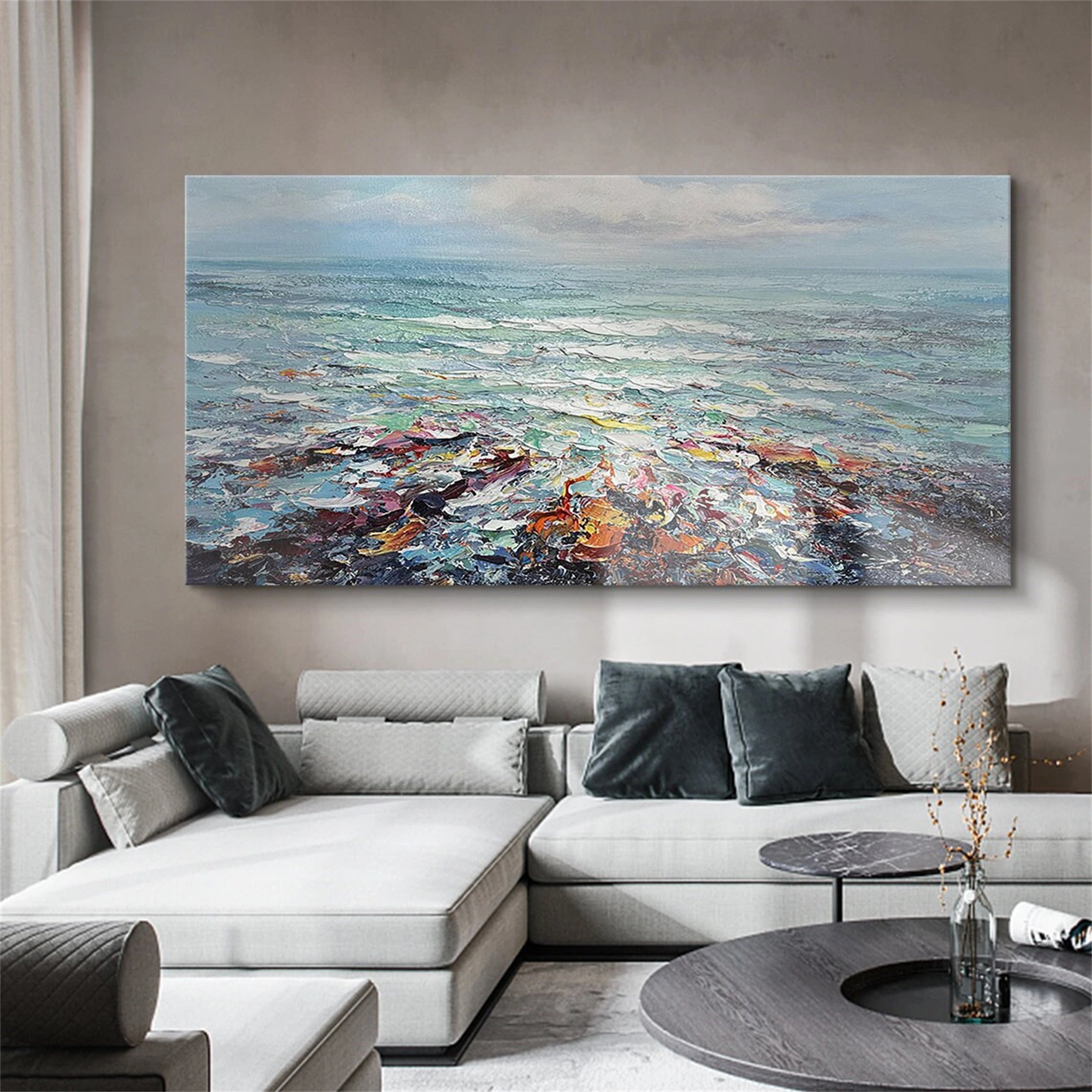 Sky And Ocean Painting #SO007