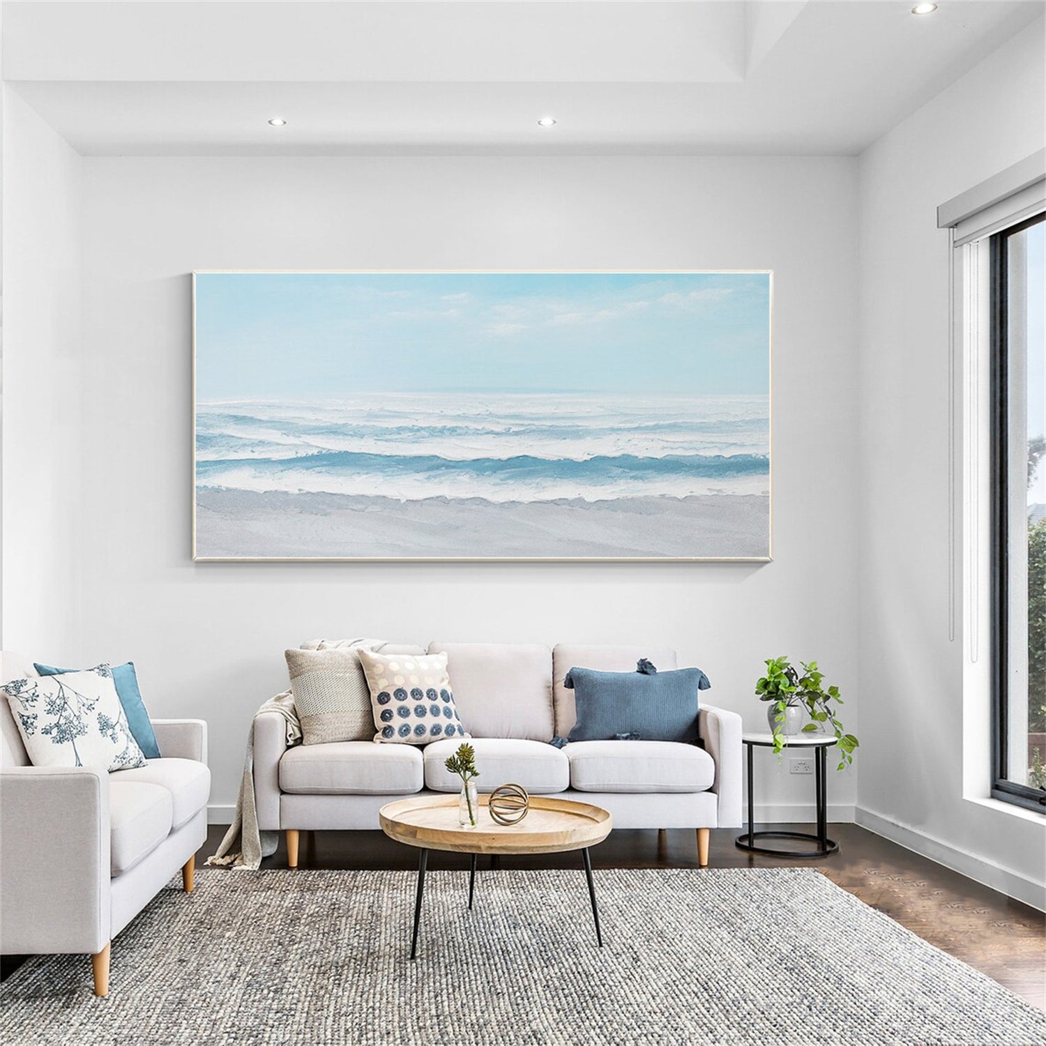 Sky And Ocean Painting #SO036