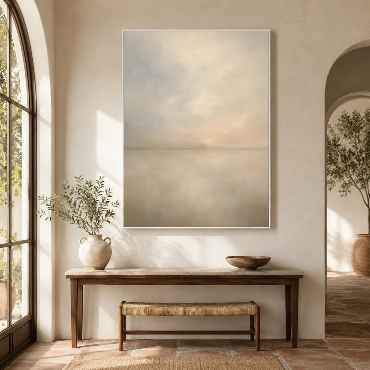Sky And Ocean Abstract Wall Art #SO459