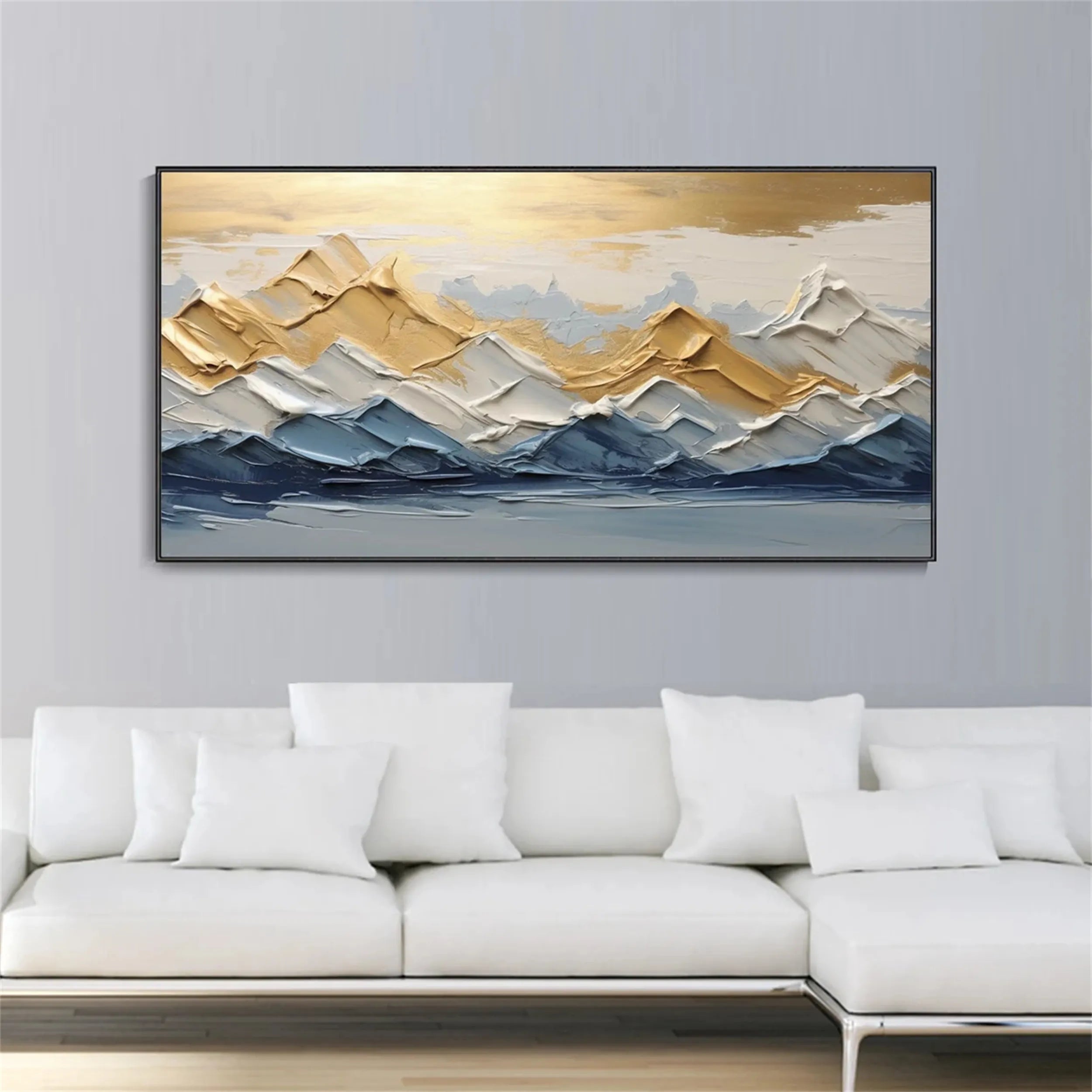 White Textured Minimalist Wall Art #WT137