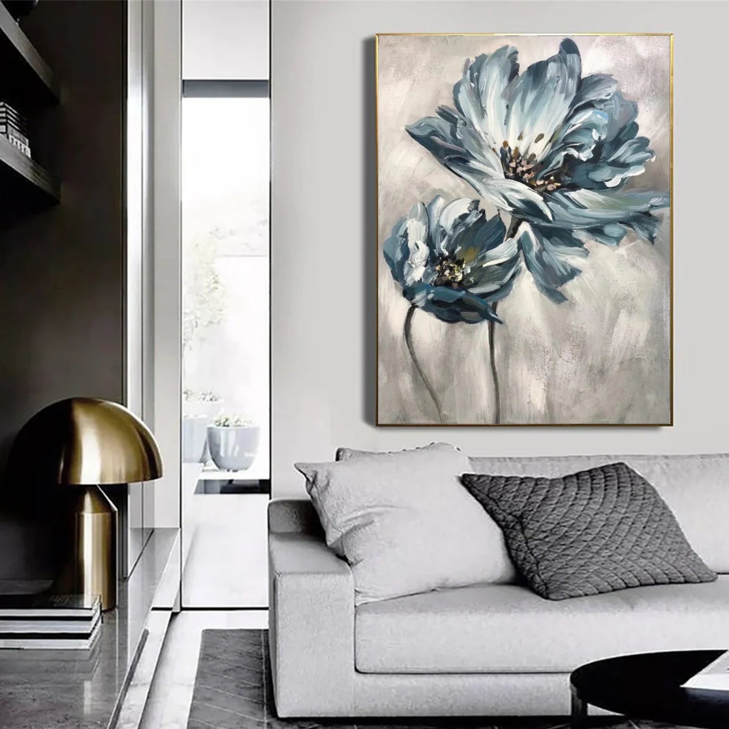 Tree And Flower Abstract Wall Art #TF157