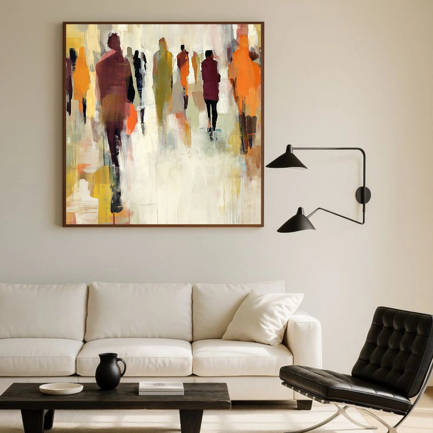 Colorful Abstract Portrait Wall Art #WP030