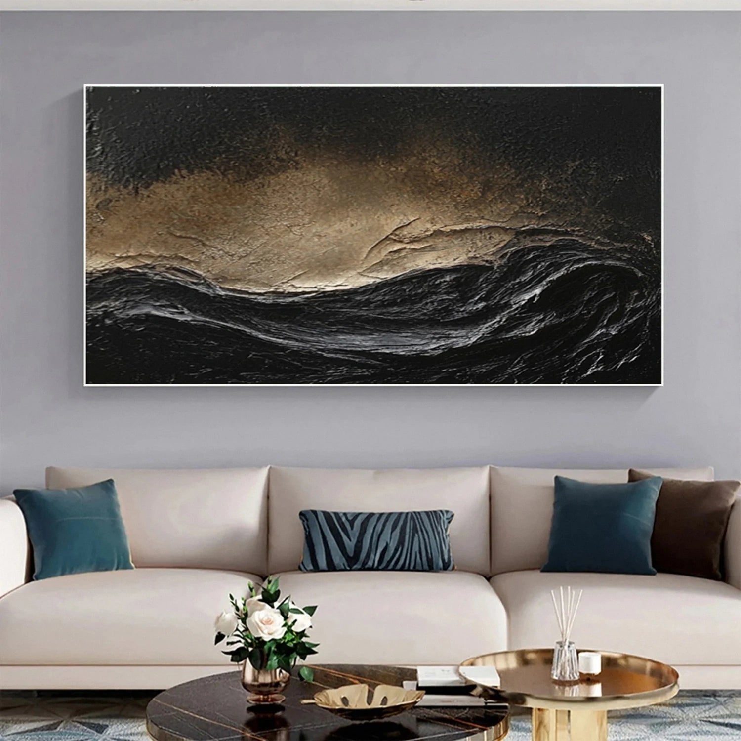 Sky And Ocean Painting #SO185