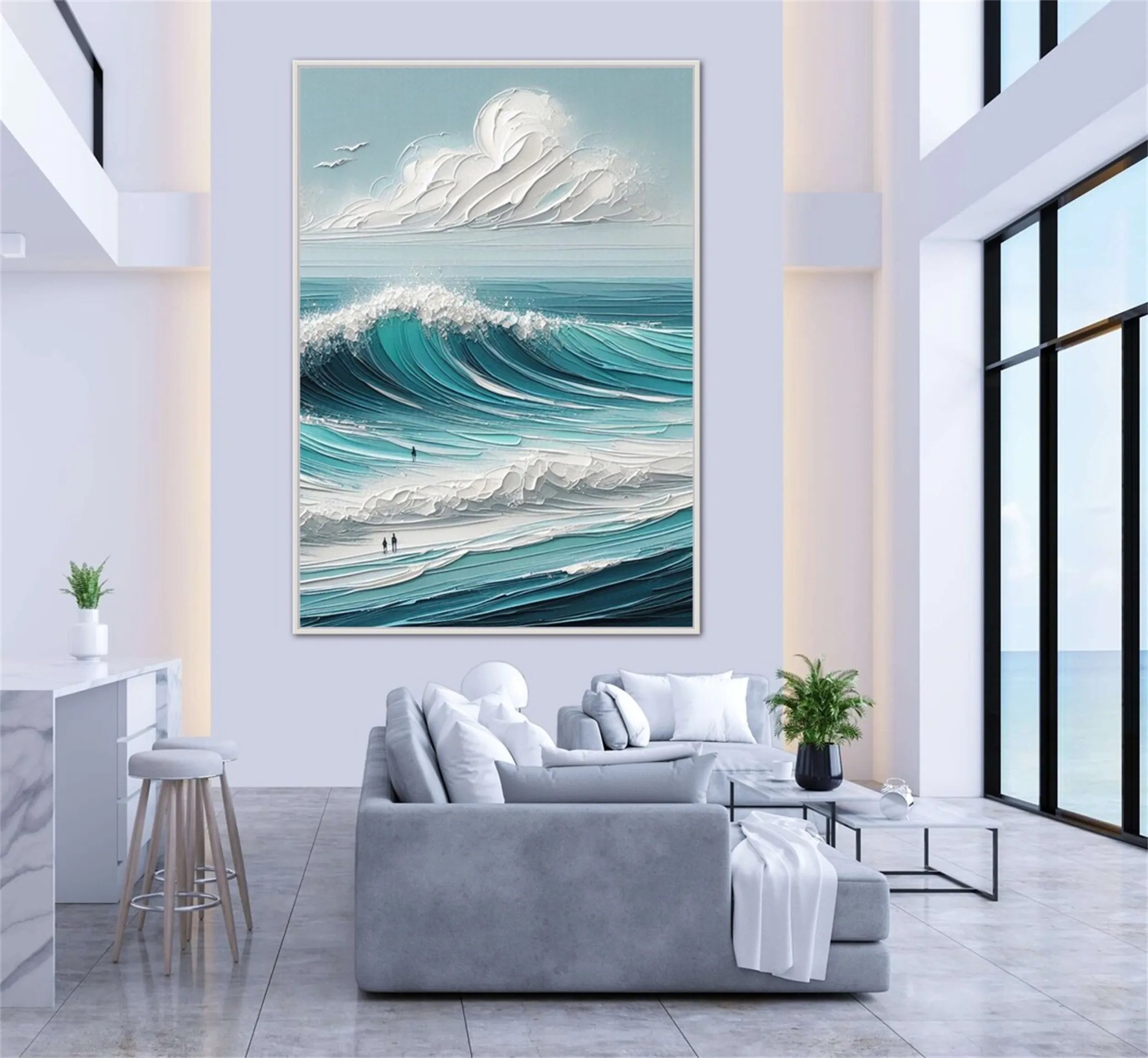 Sky and Ocean painting #SO084