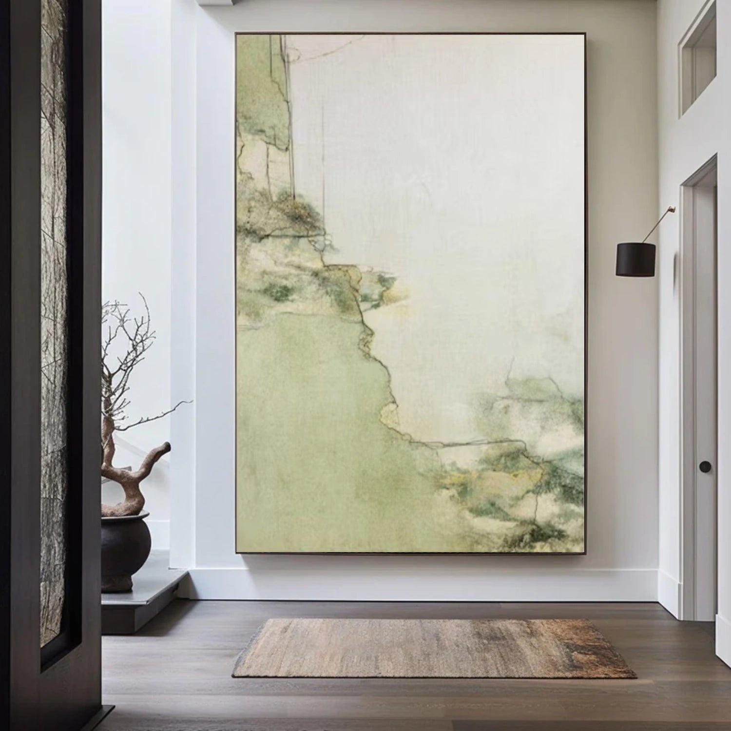 Wabi Sabi Abstract Canvas Art #WA237