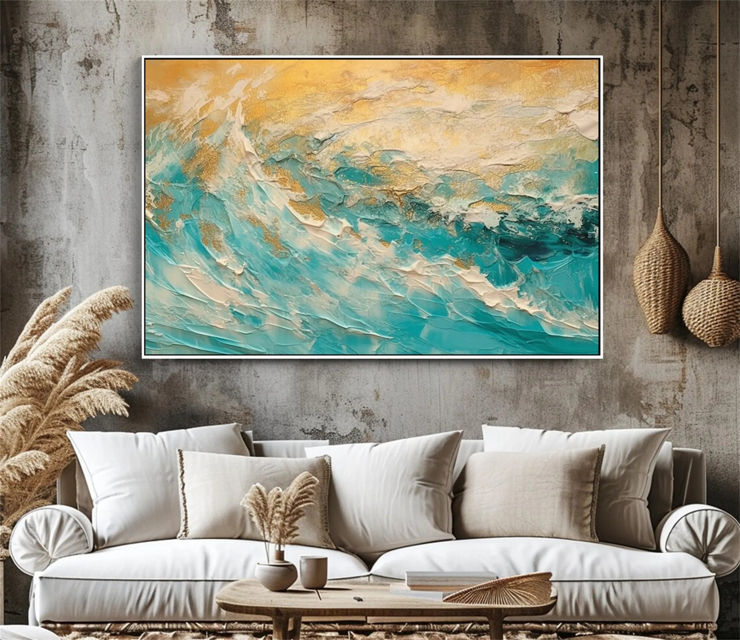 Sky And Ocean Painting #SO098