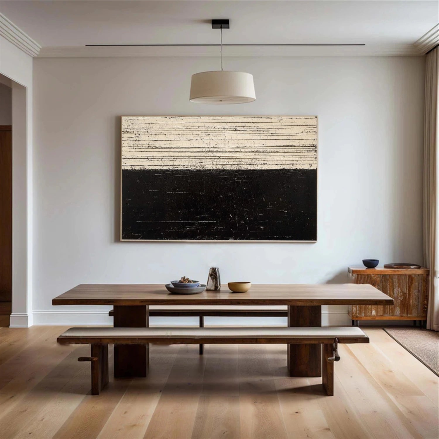 Wabi Sabi Abstract Canvas Art #WA221