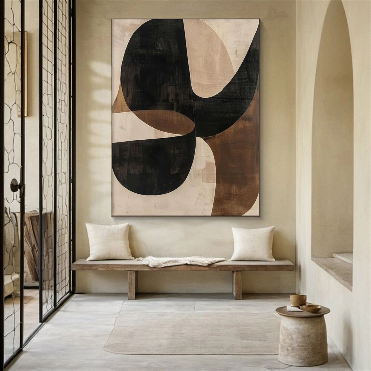 Wabi Sabi Abstract Canvas Art #WA259