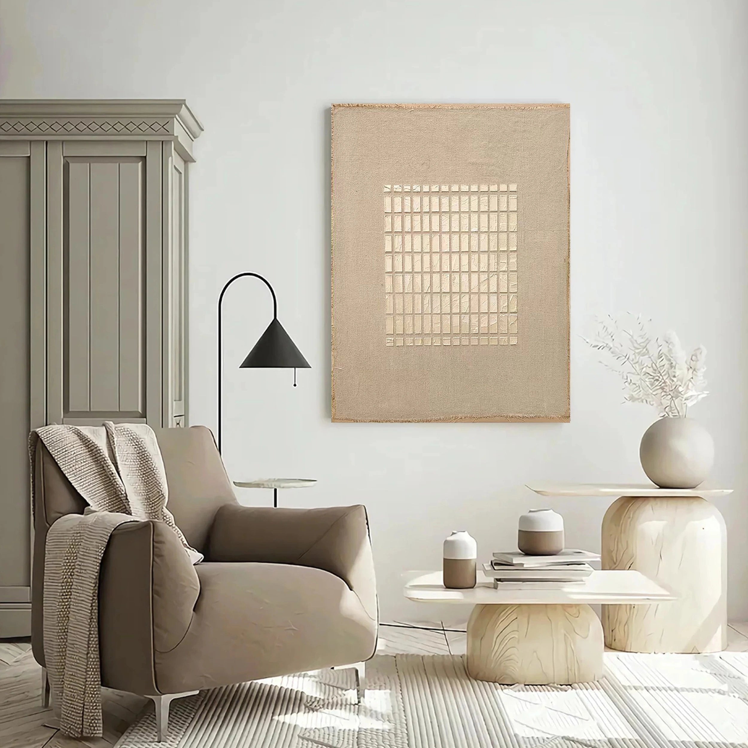 Wabi Sabi Abstract Wall Art #WA080