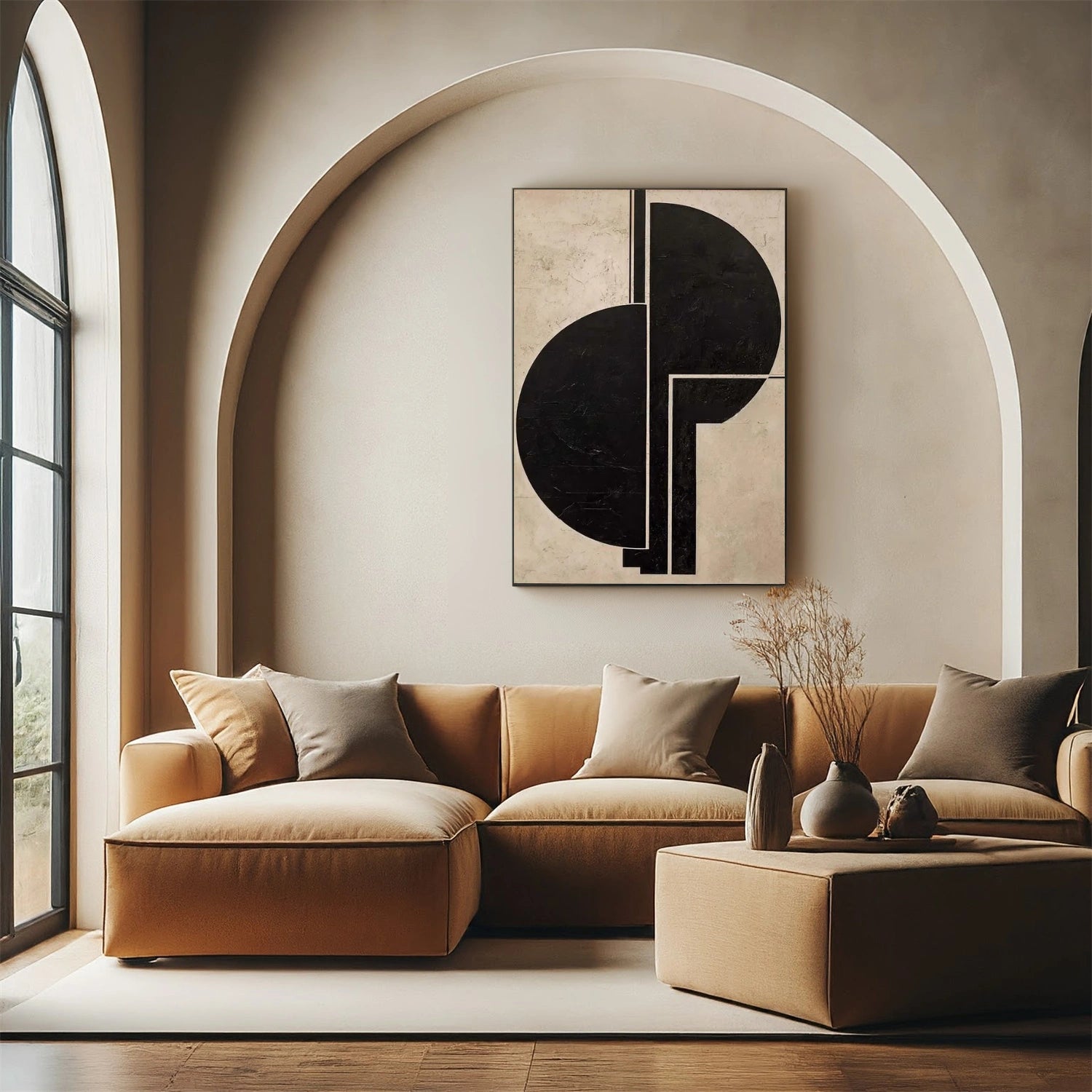 Wabi Sabi Abstract Canvas Art #WA239