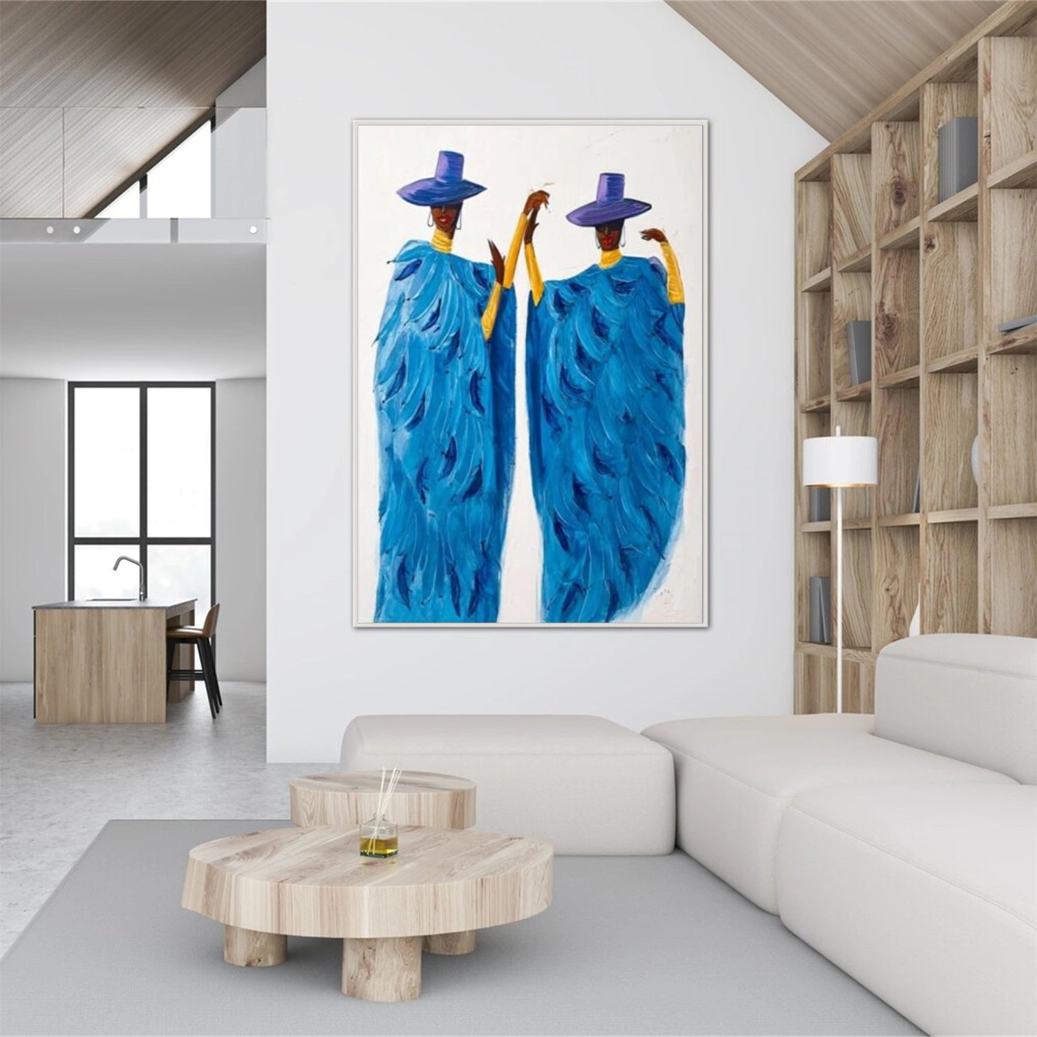 Abstract Portrait Wall Art #WP021