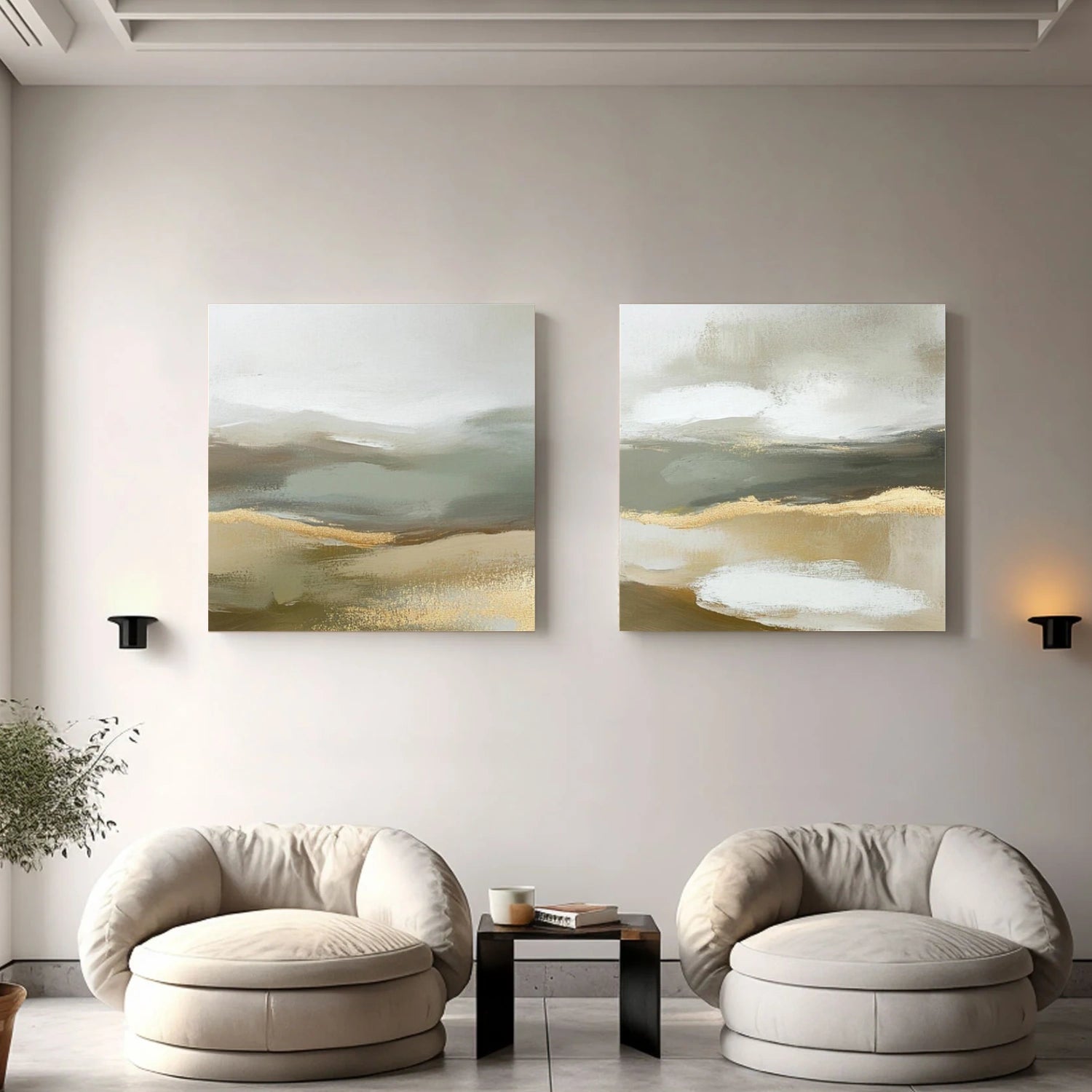 Abstract Wall Art Set of 2 #AW190