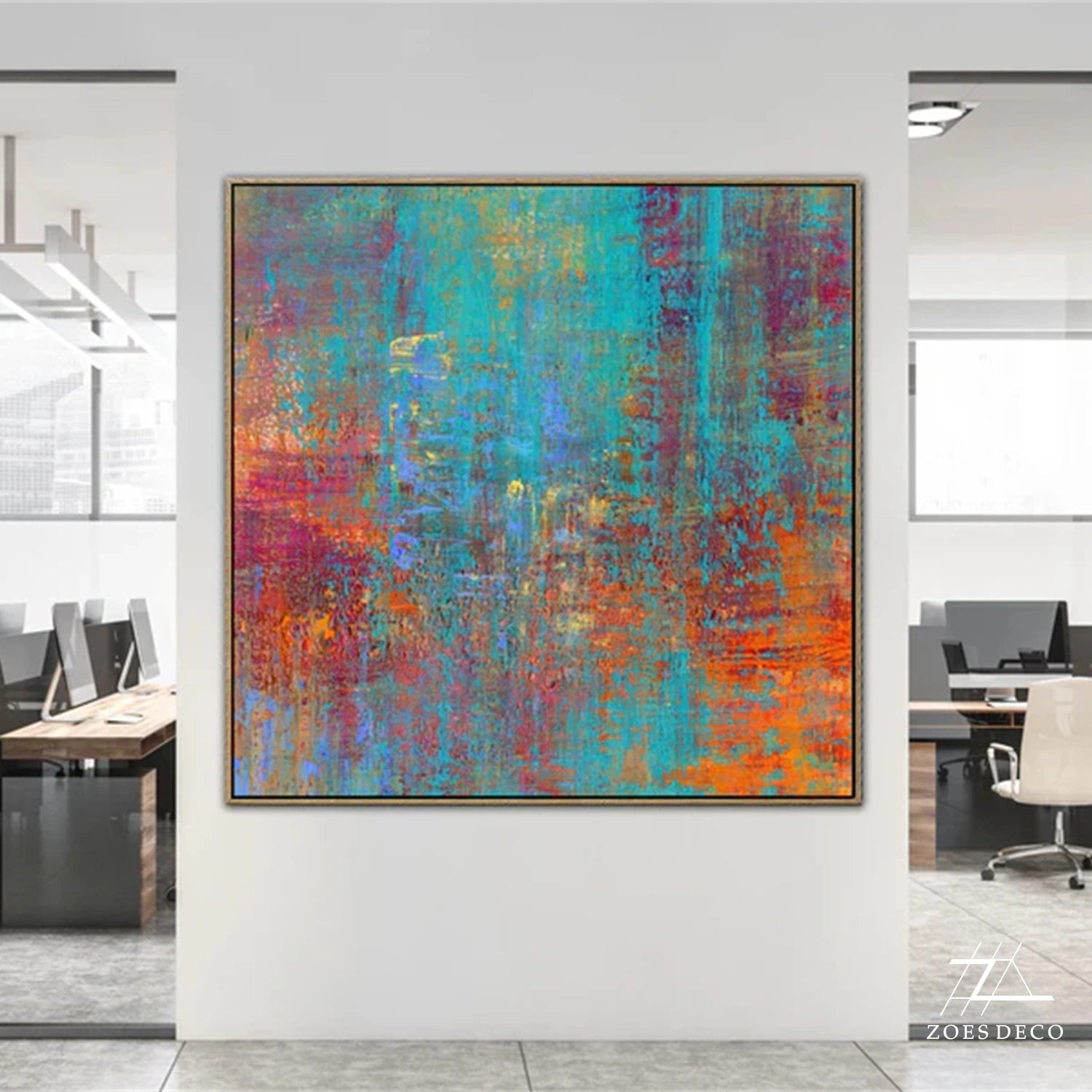 Abstract Texture Wall Art #AW042