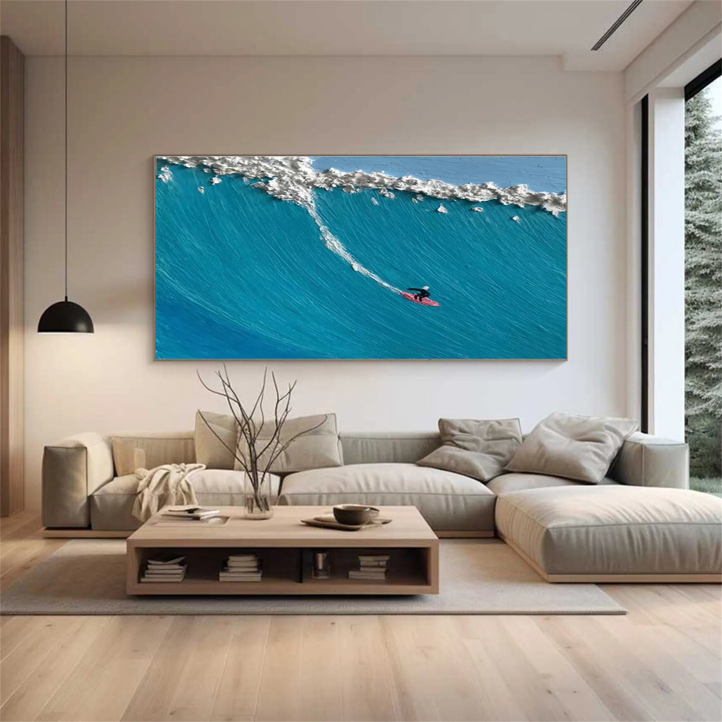 Sky And Ocean Painting #SO120