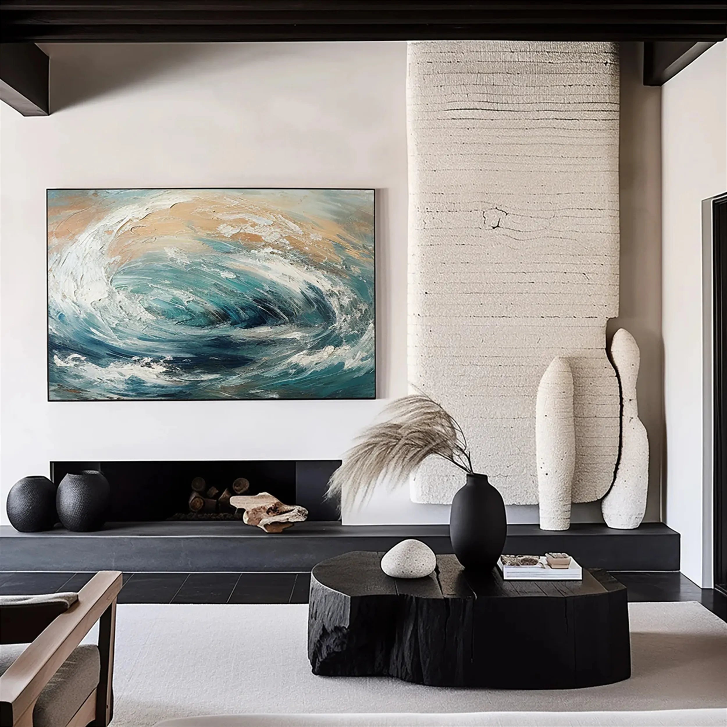 Sky And Ocean Painting #SO095