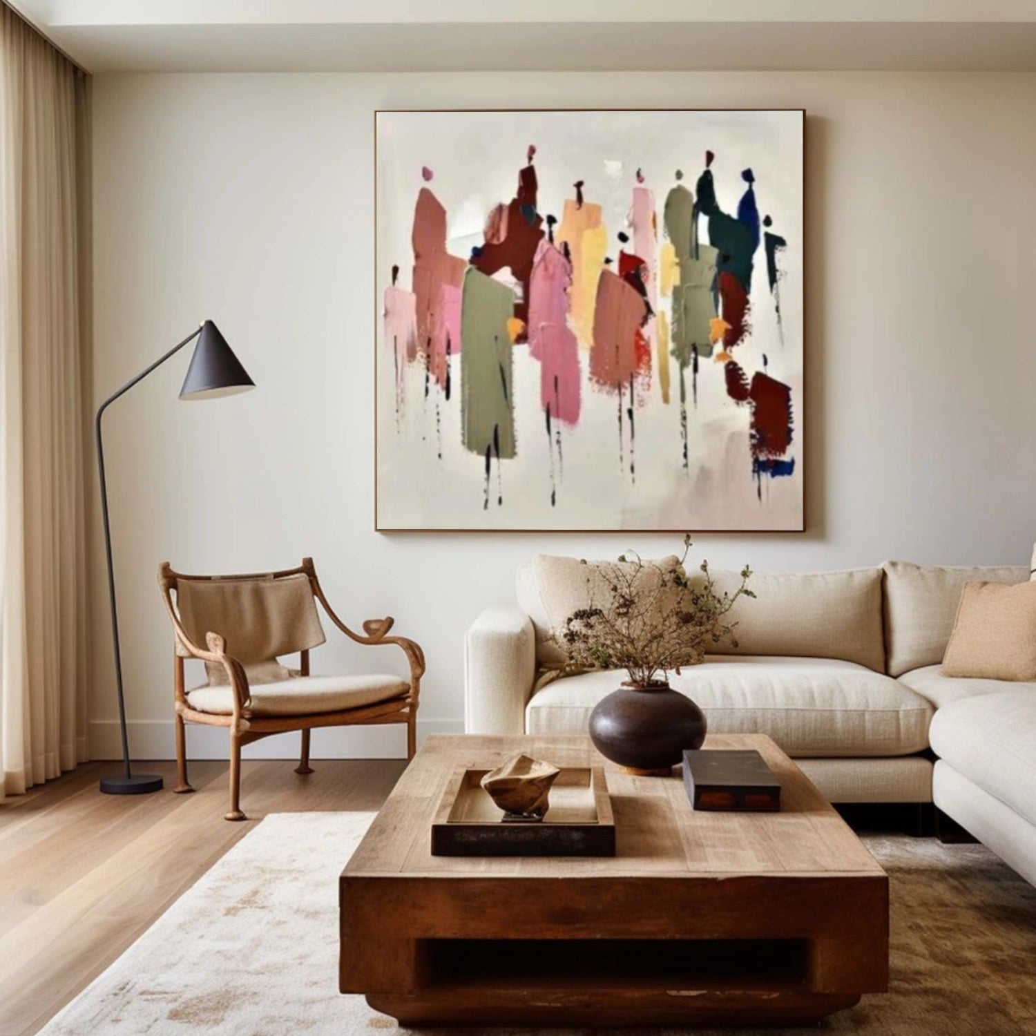 Abstract Portrait Wall Art #WP022