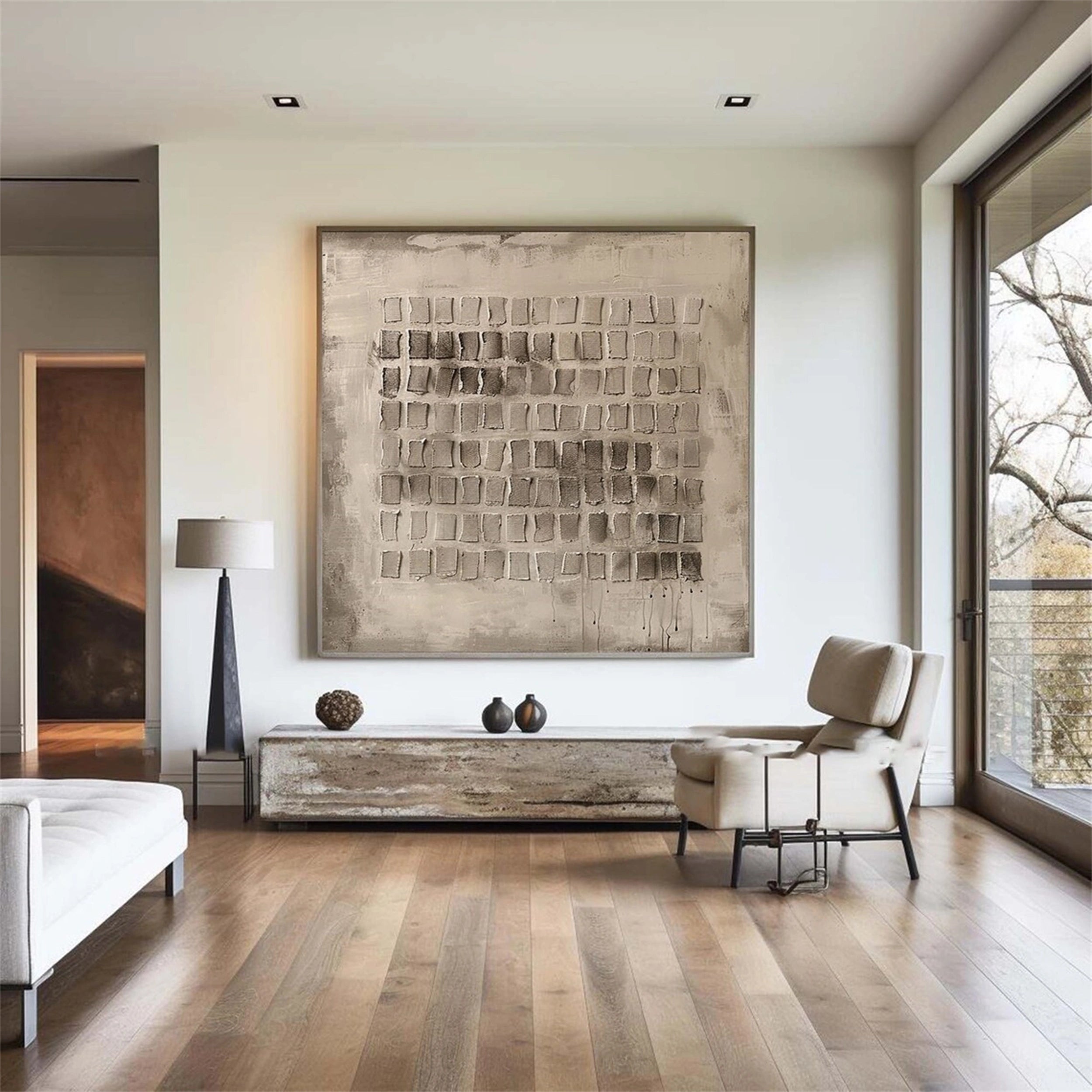 Wabi Sabi Abstract Wall Art #WA117