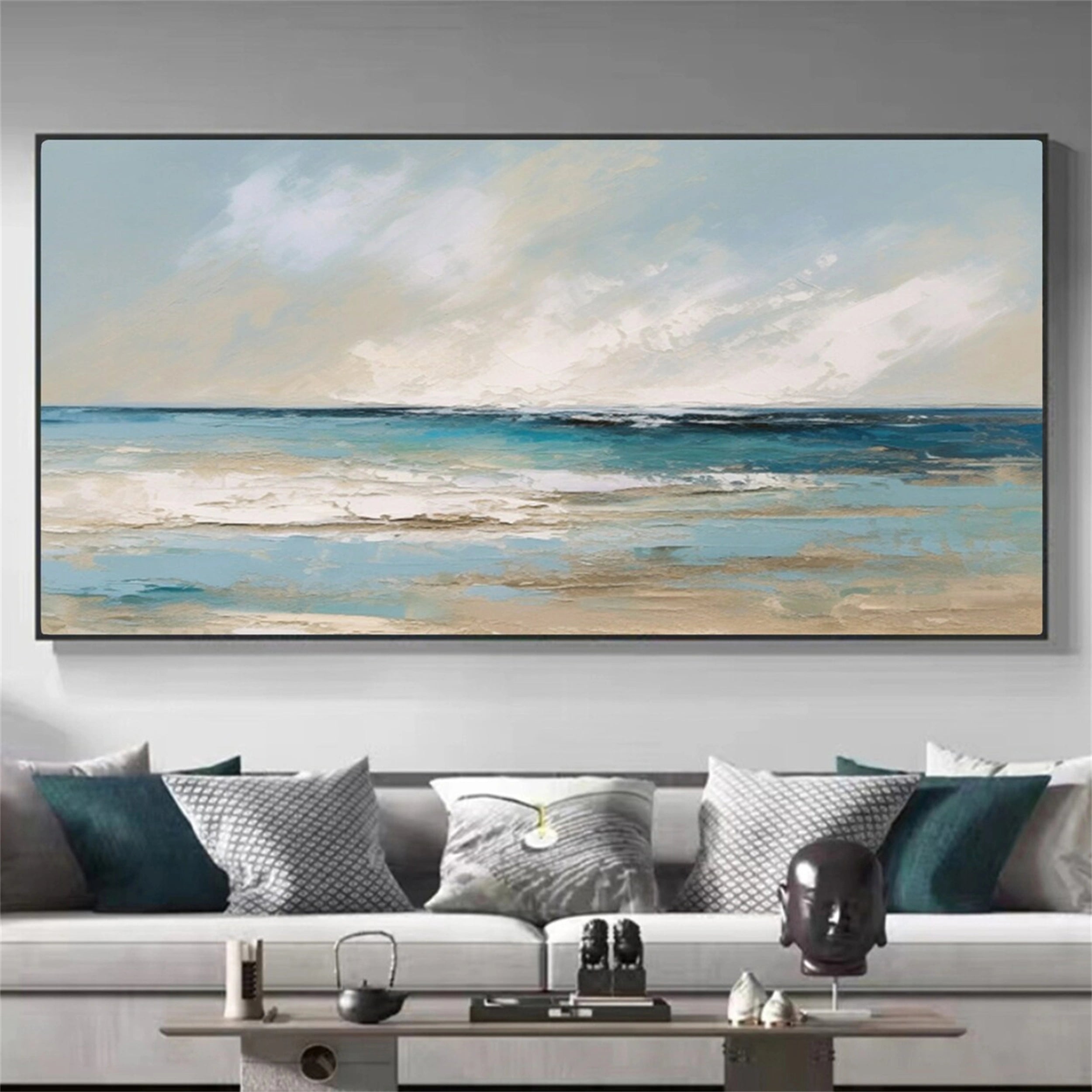 Sky And Ocean Painting #SO066