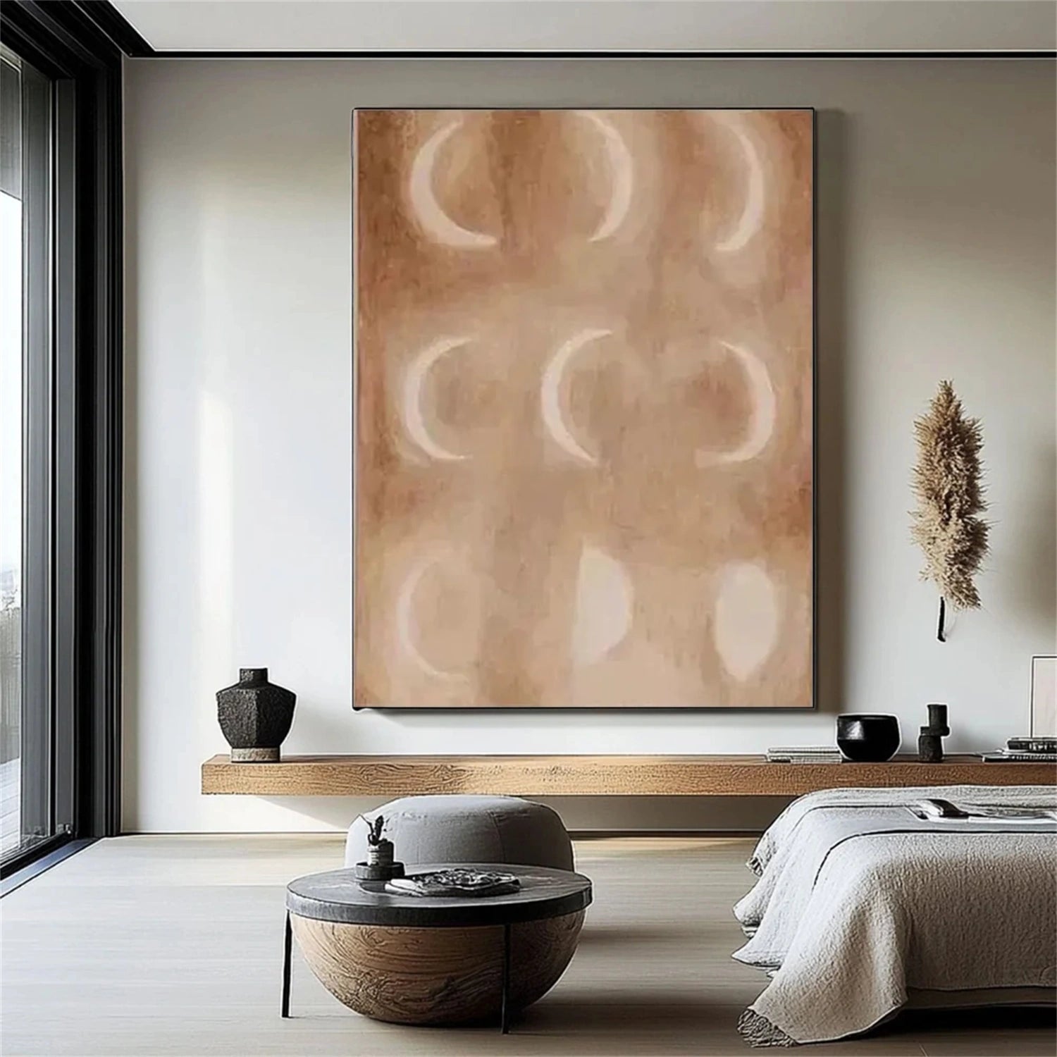 Wabi Sabi Abstract Canvas Art #WA210
