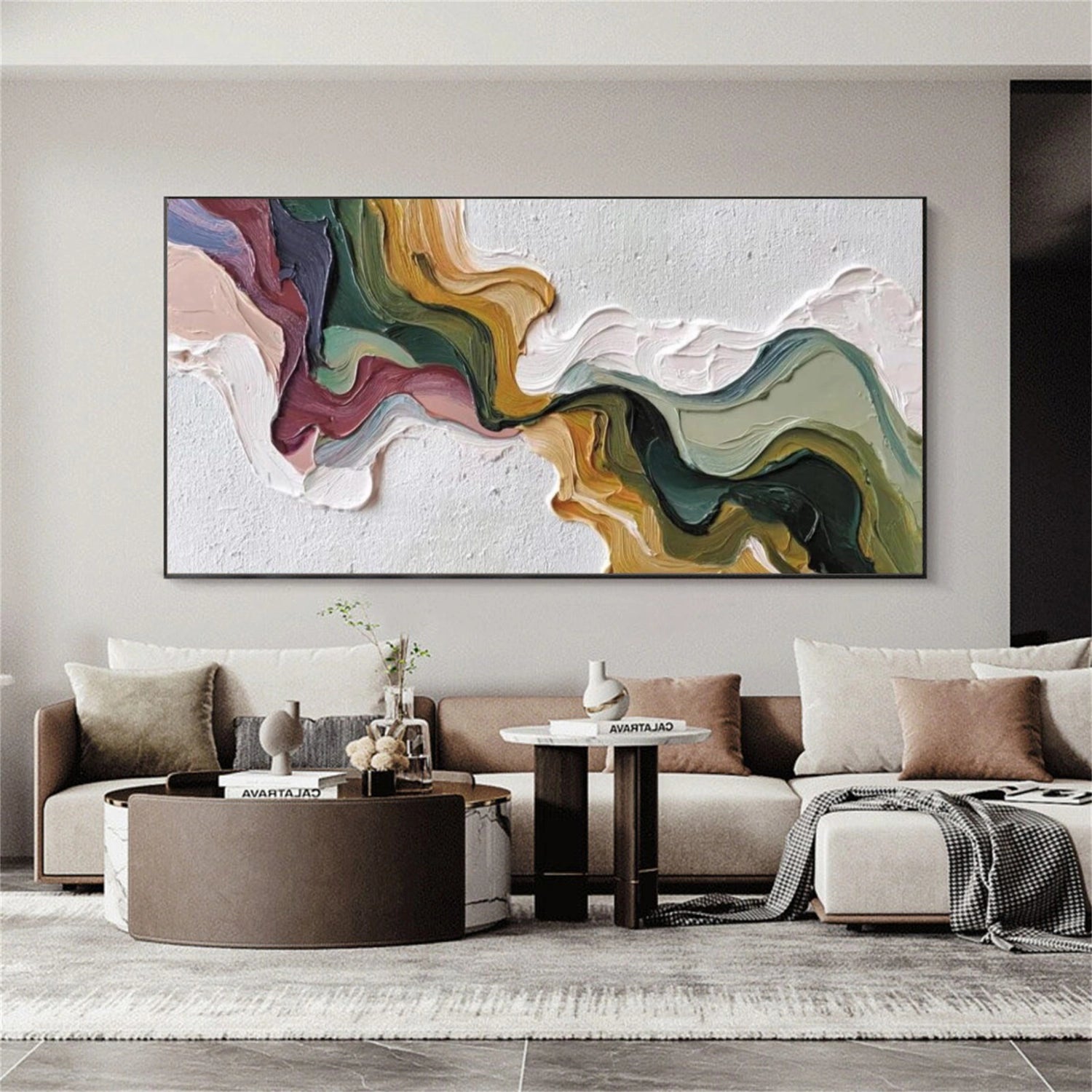 Abstract Textured Wall Art #AW221
