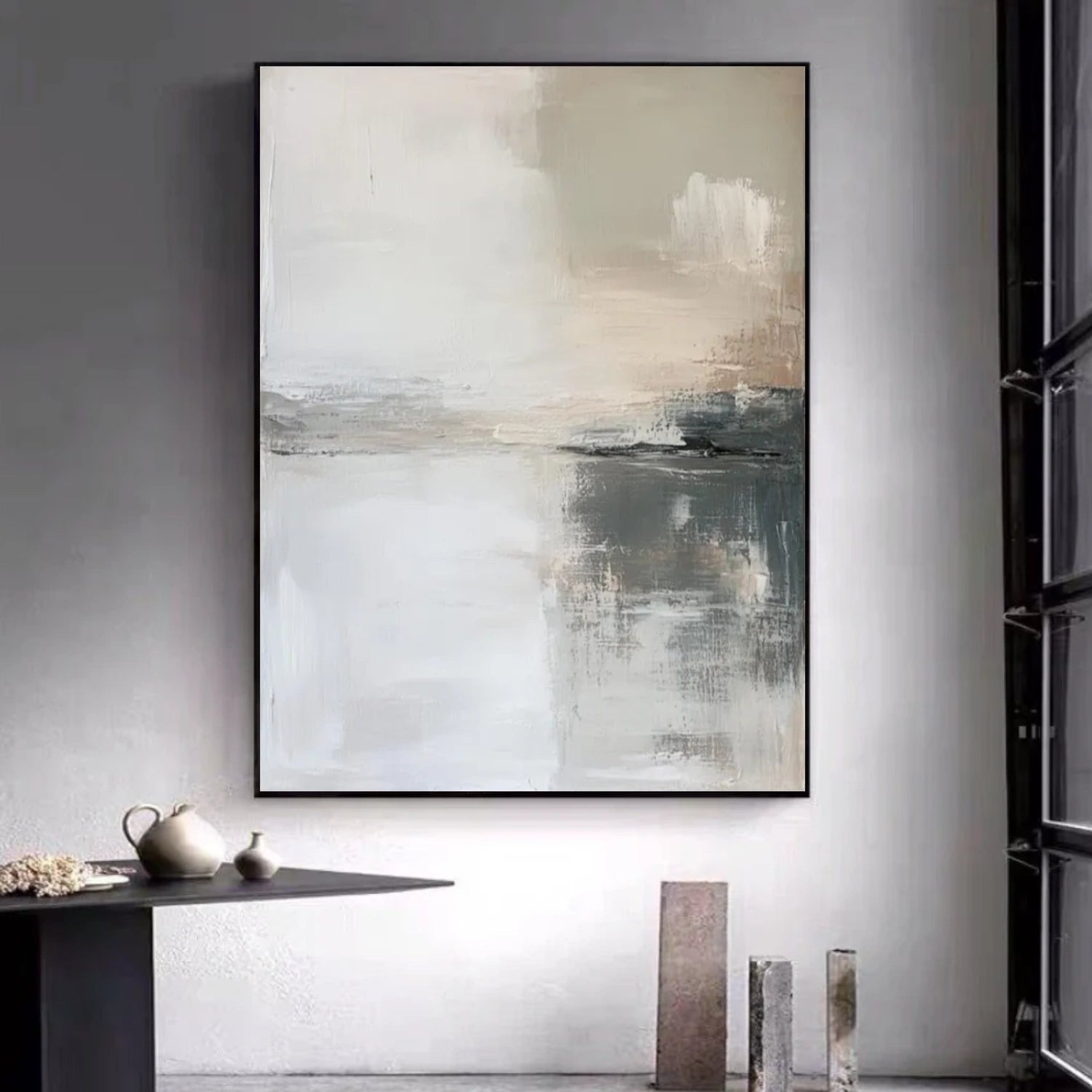 Wabi Sabi Abstract Canvas Art #WA215