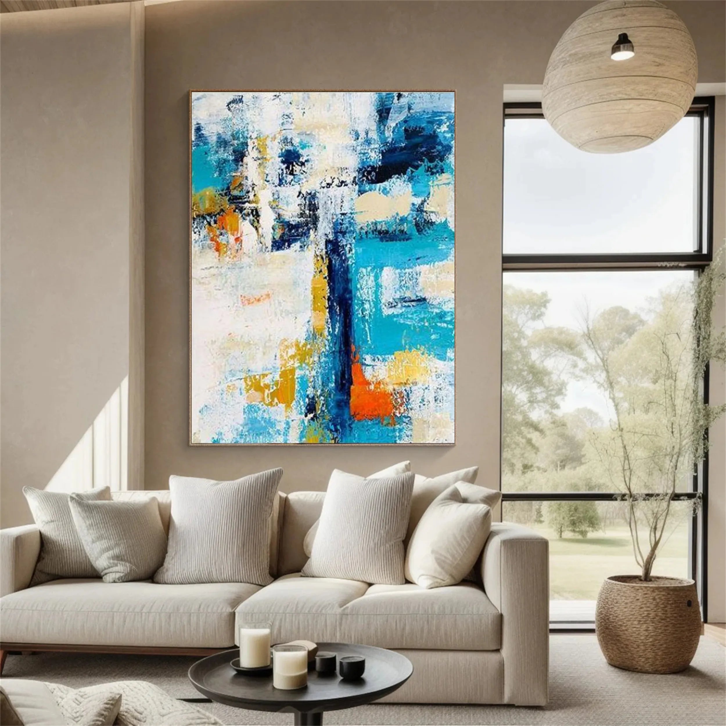 Abstract Texture Wall Art #AW019