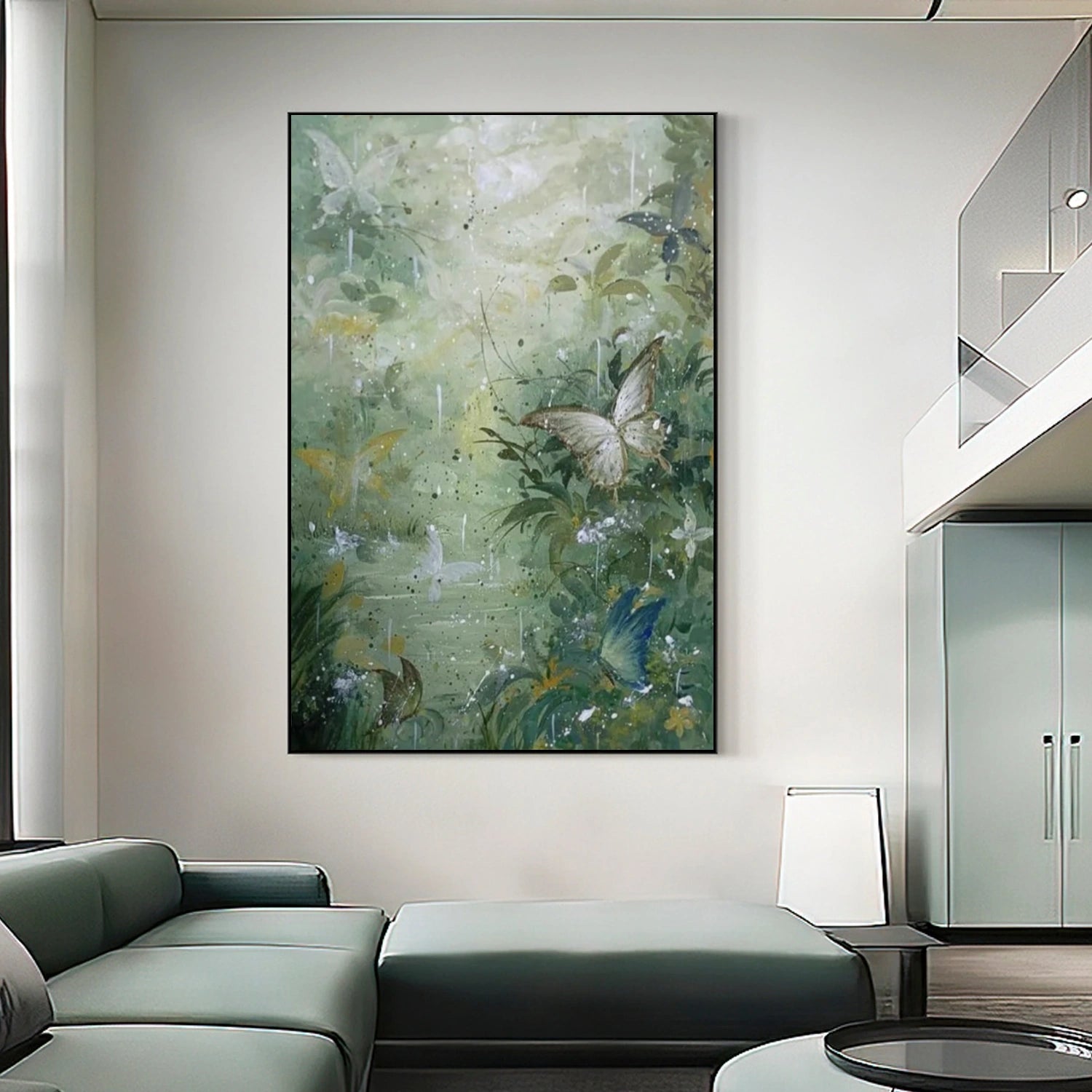 Abstract Animal Art Butterfly Wall Art #AT060