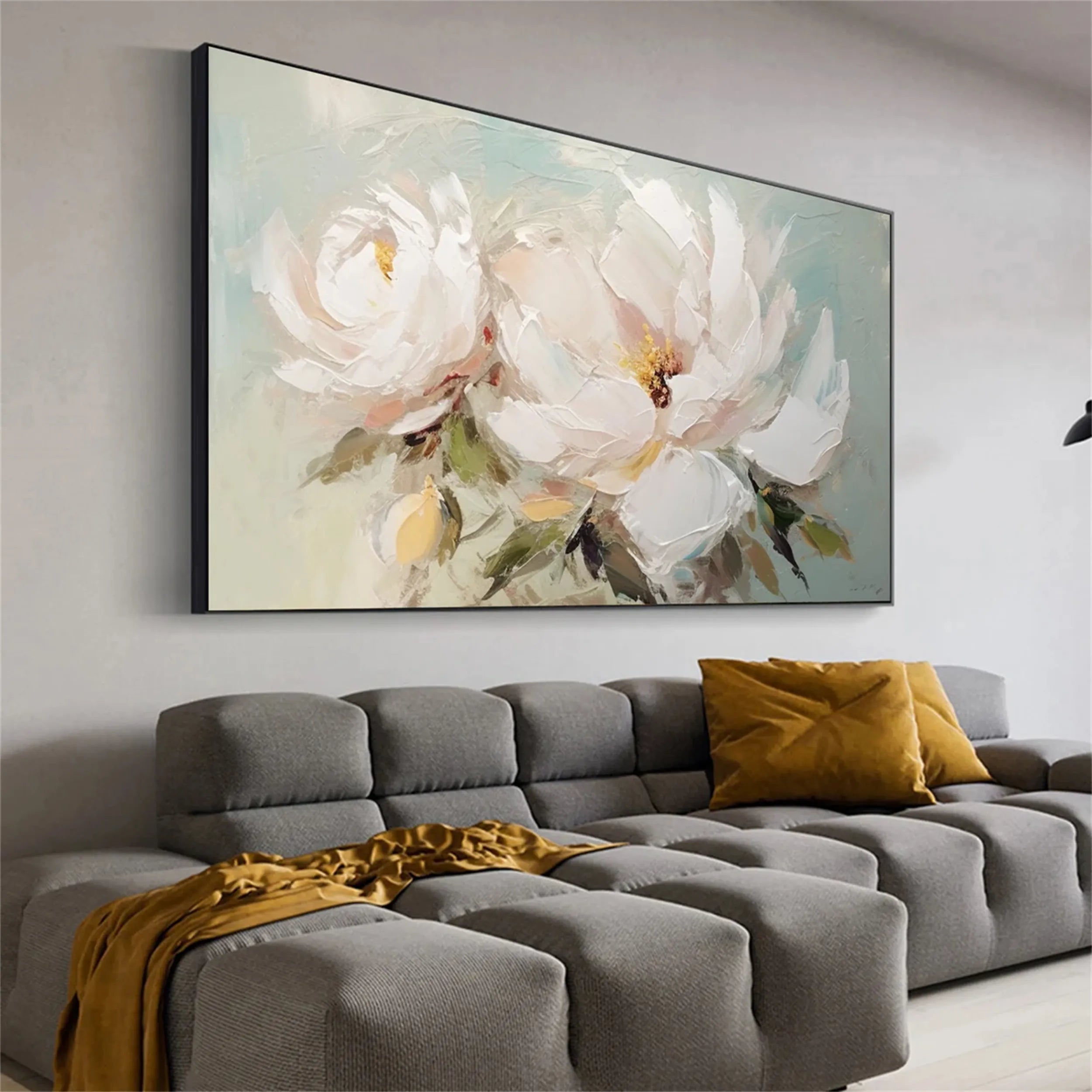Colorful Tree And Flower Painting #TF018