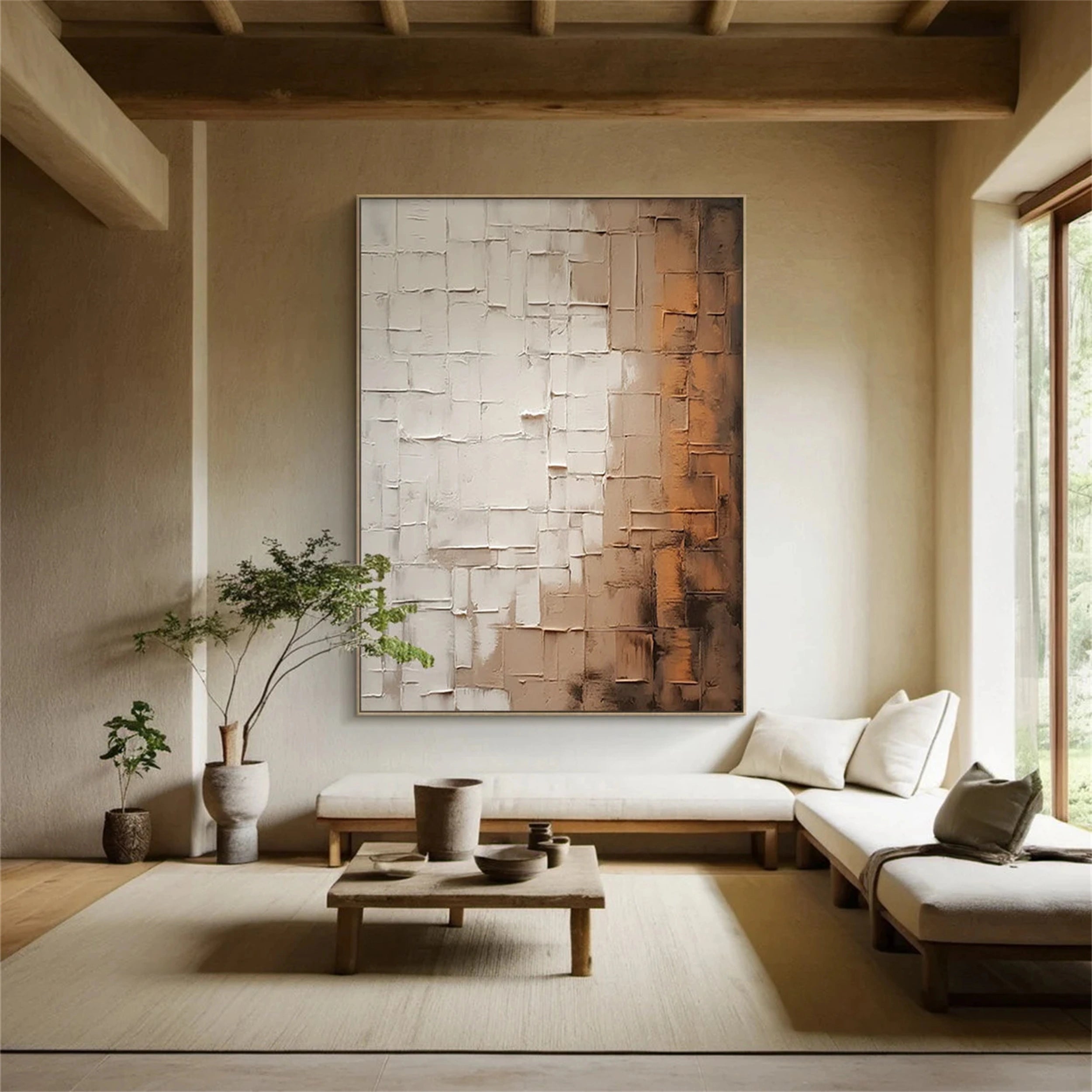 Wabi Sabi Abstract Wall Art #WA119