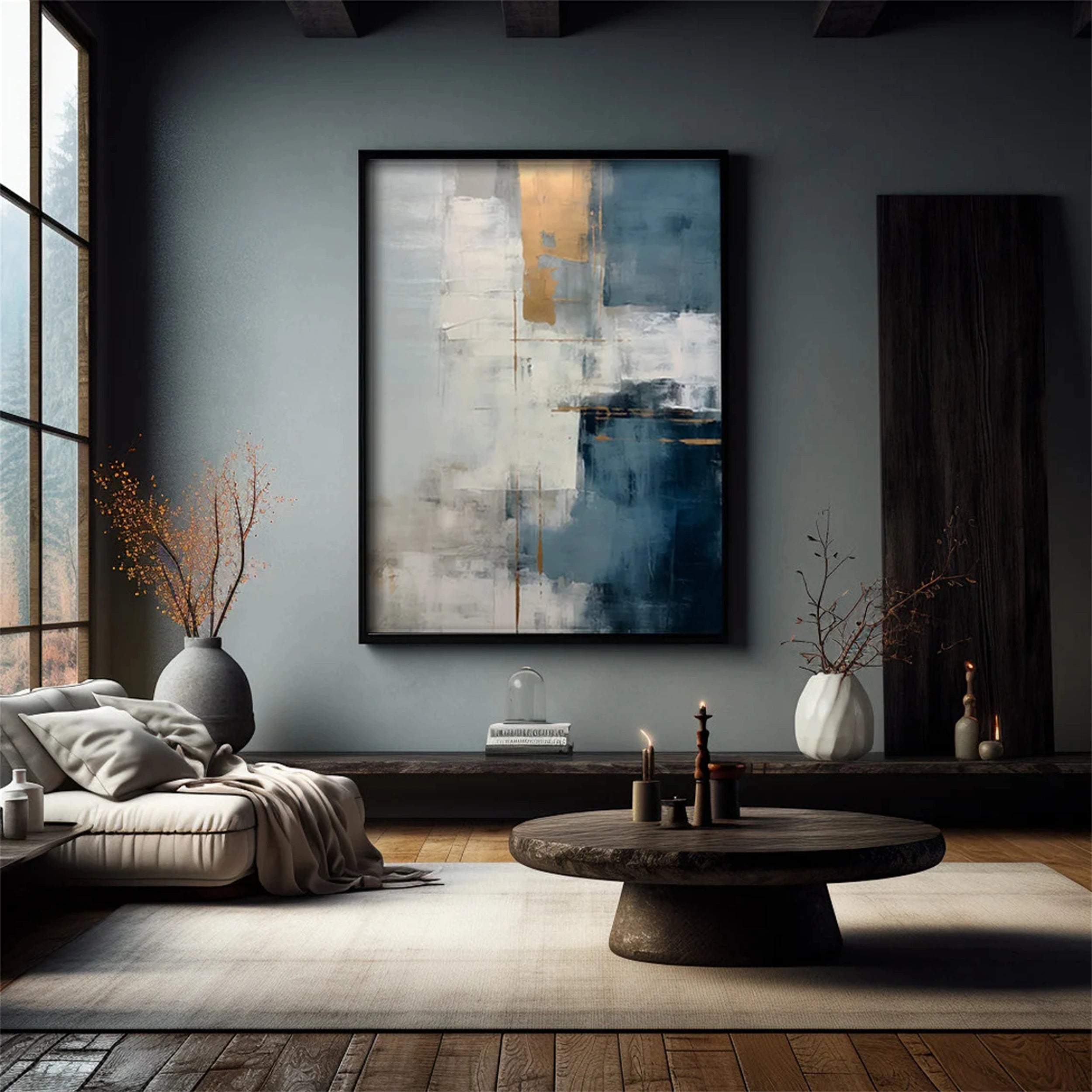 Wabi Sabi Abstract Wall Art #WA106
