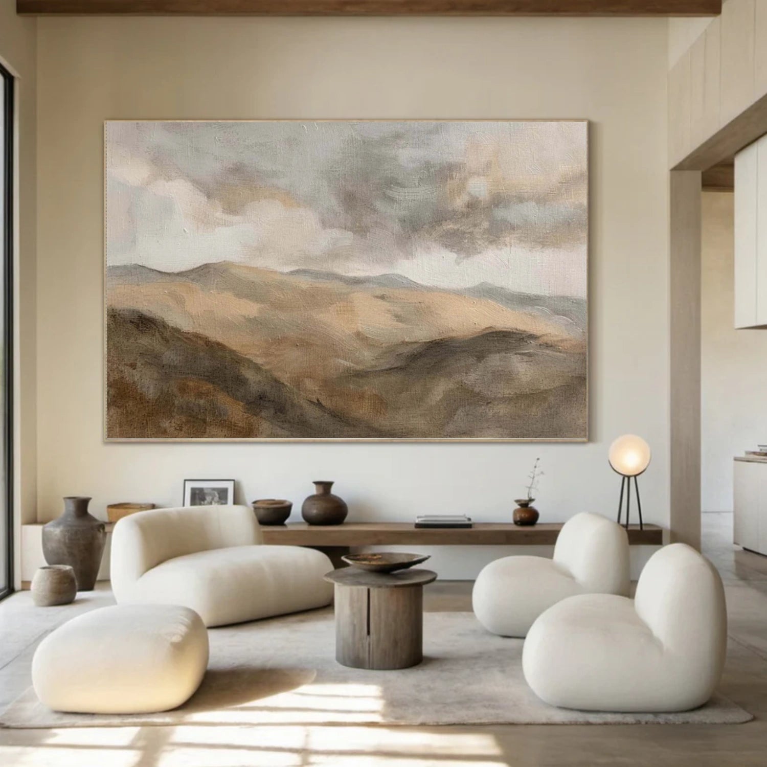 Abstract Mountain Canvas Art #WT259