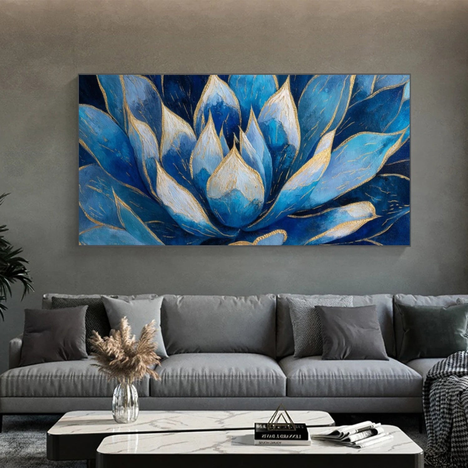 Tree And Flower Abstract Wall Art #TF210