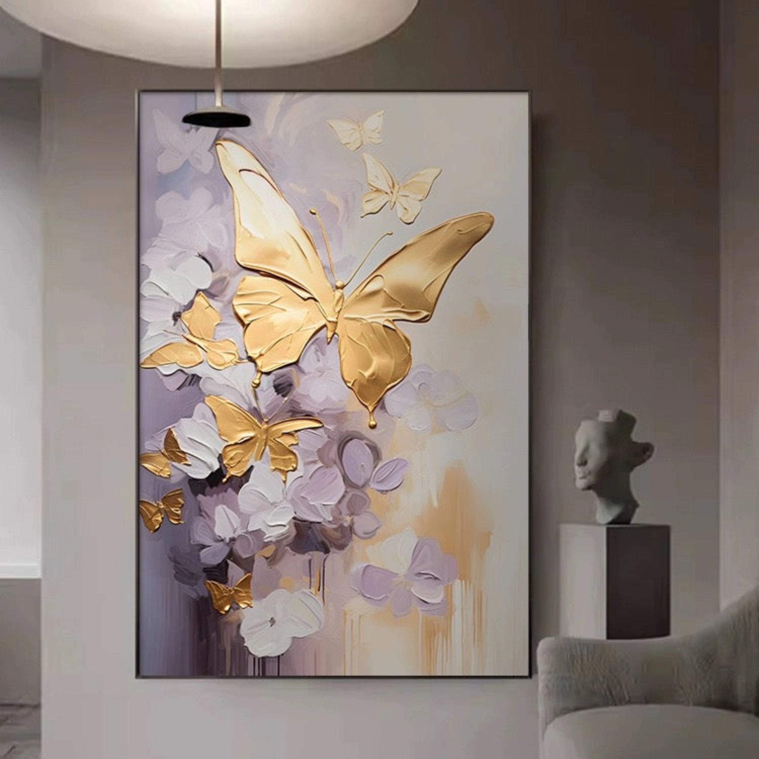 Colorful Tree And Flower Painting #TF004