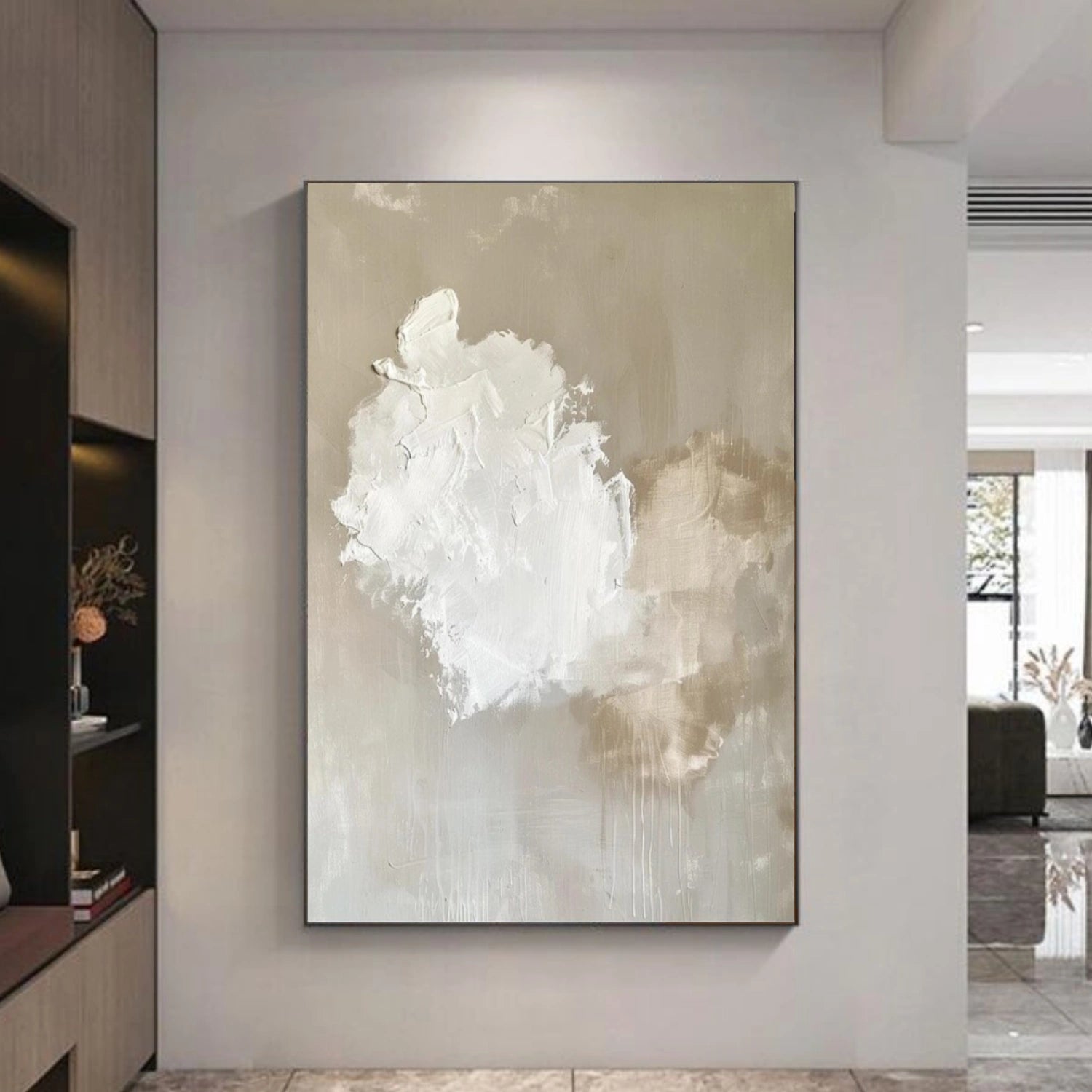 Sky And Ocean Abstract Wall Art #SO340