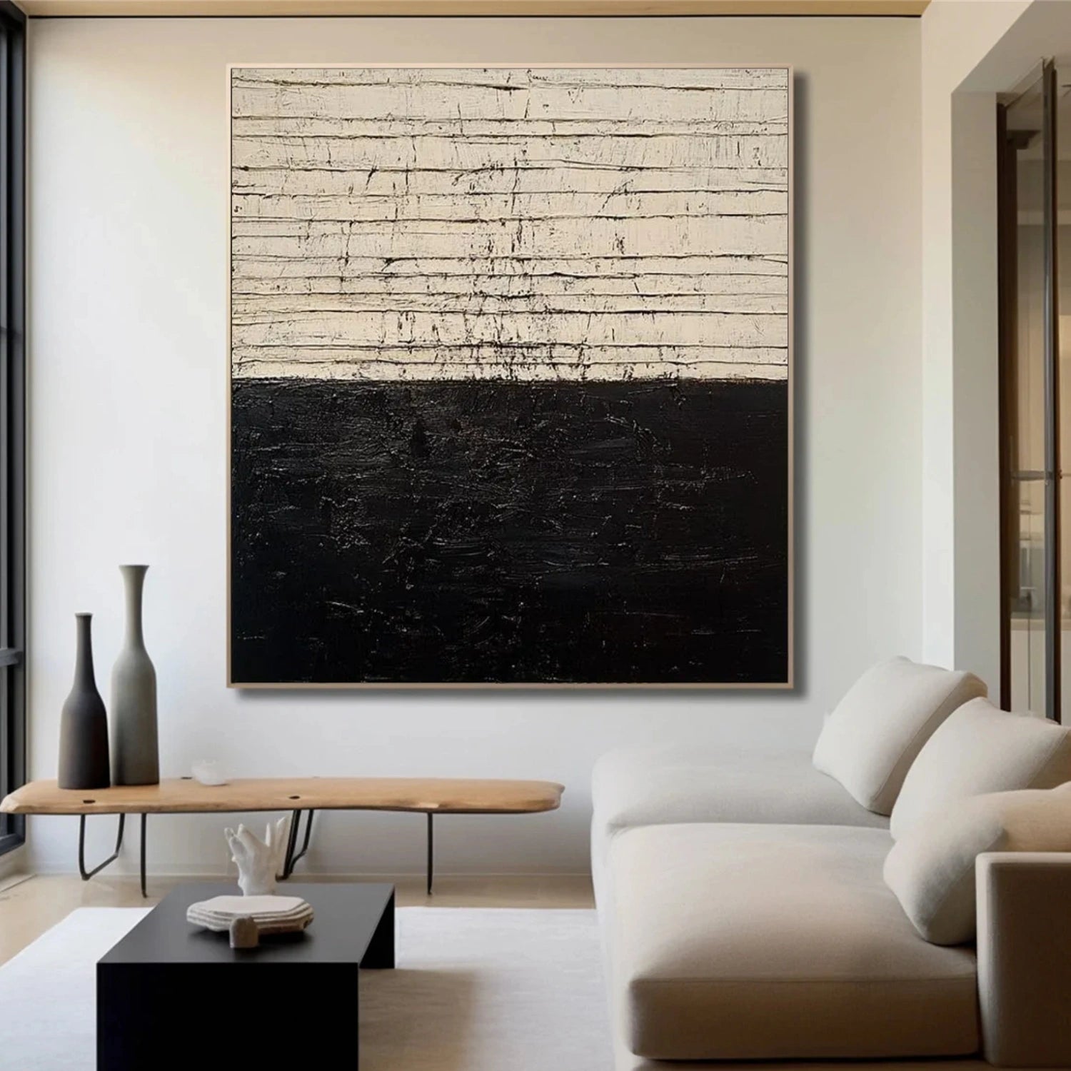 Wabi Sabi Abstract Canvas Art #WA220