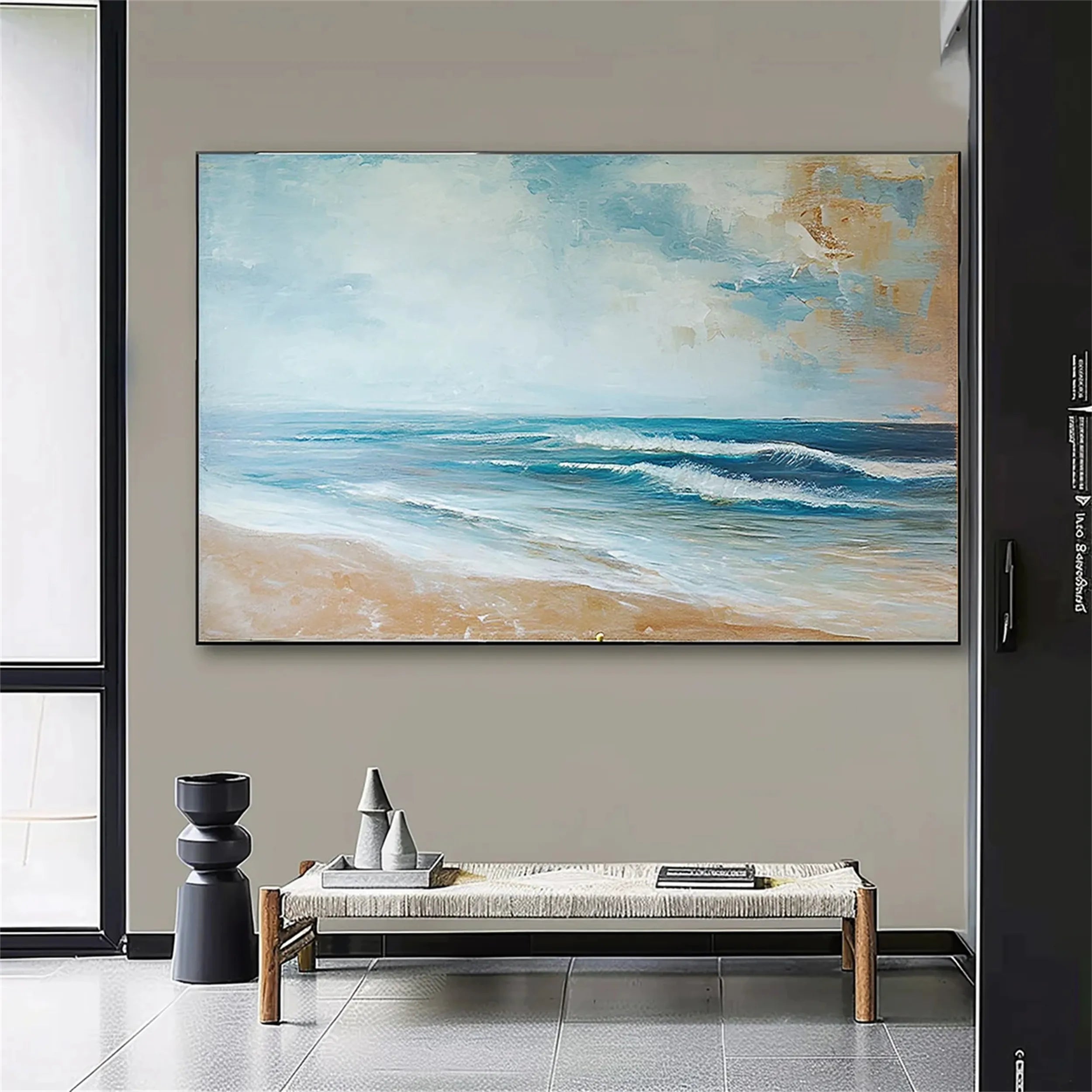 Sky And Ocean Painting #SO100