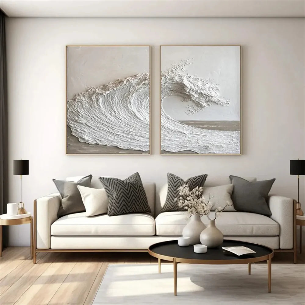Sky And Ocean Painting Set of 2 #SO173