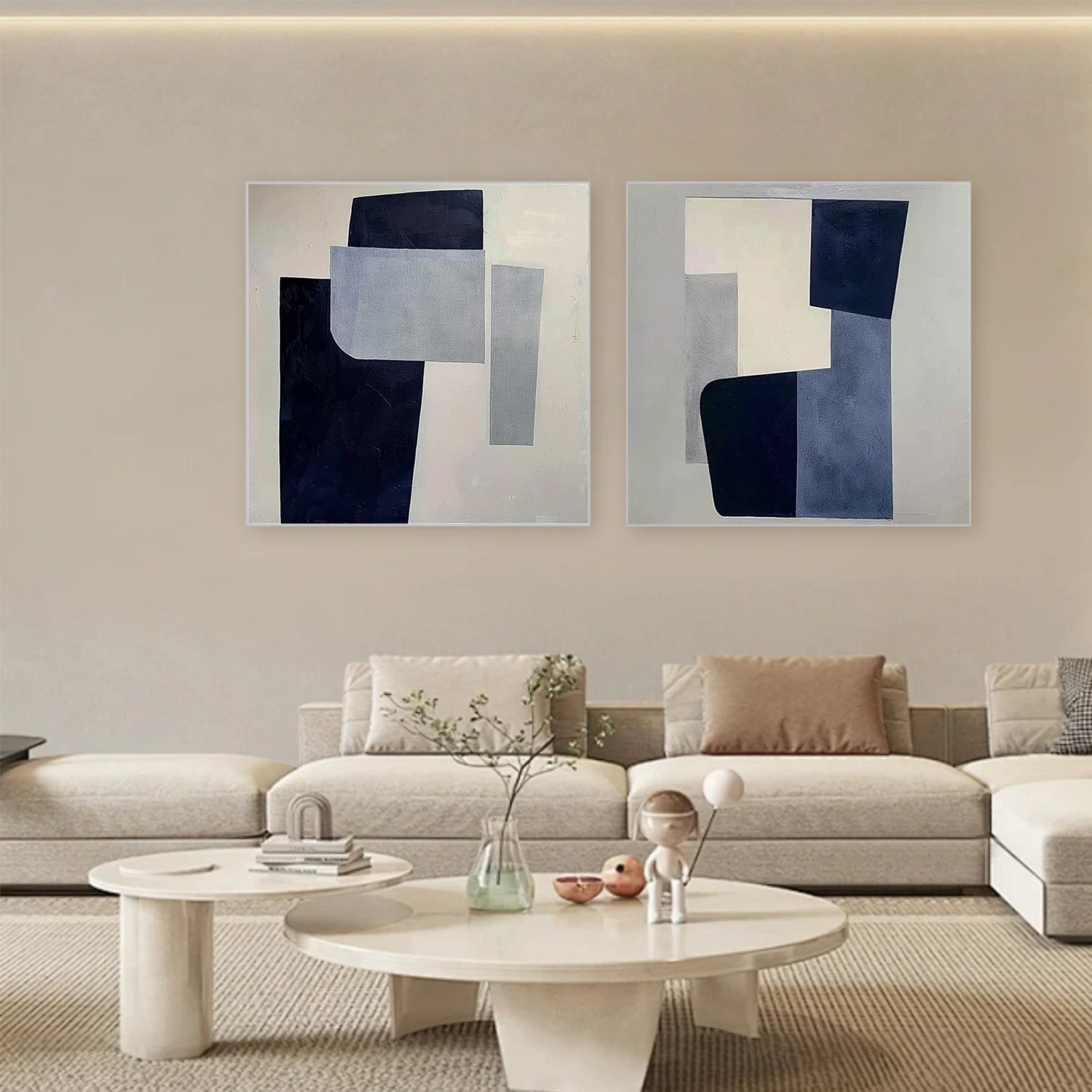 Abstract Wall Art Set of 2 #AW080