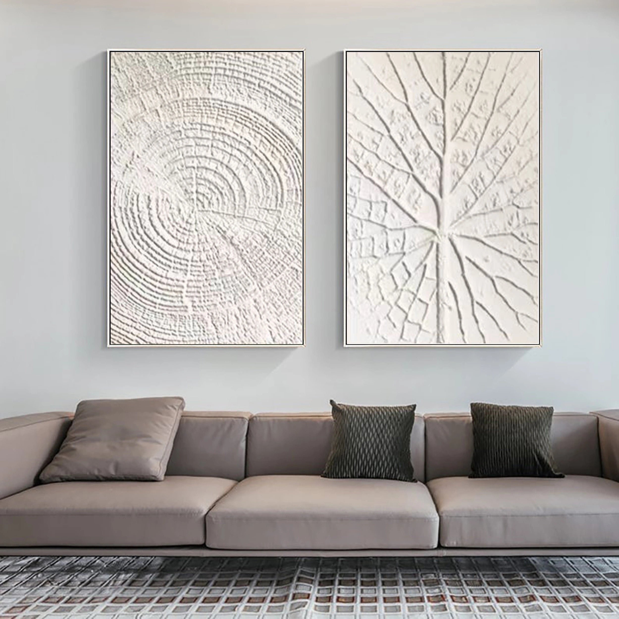 Wabi Sabi Abstract Wall Art Set of 2 #WA103