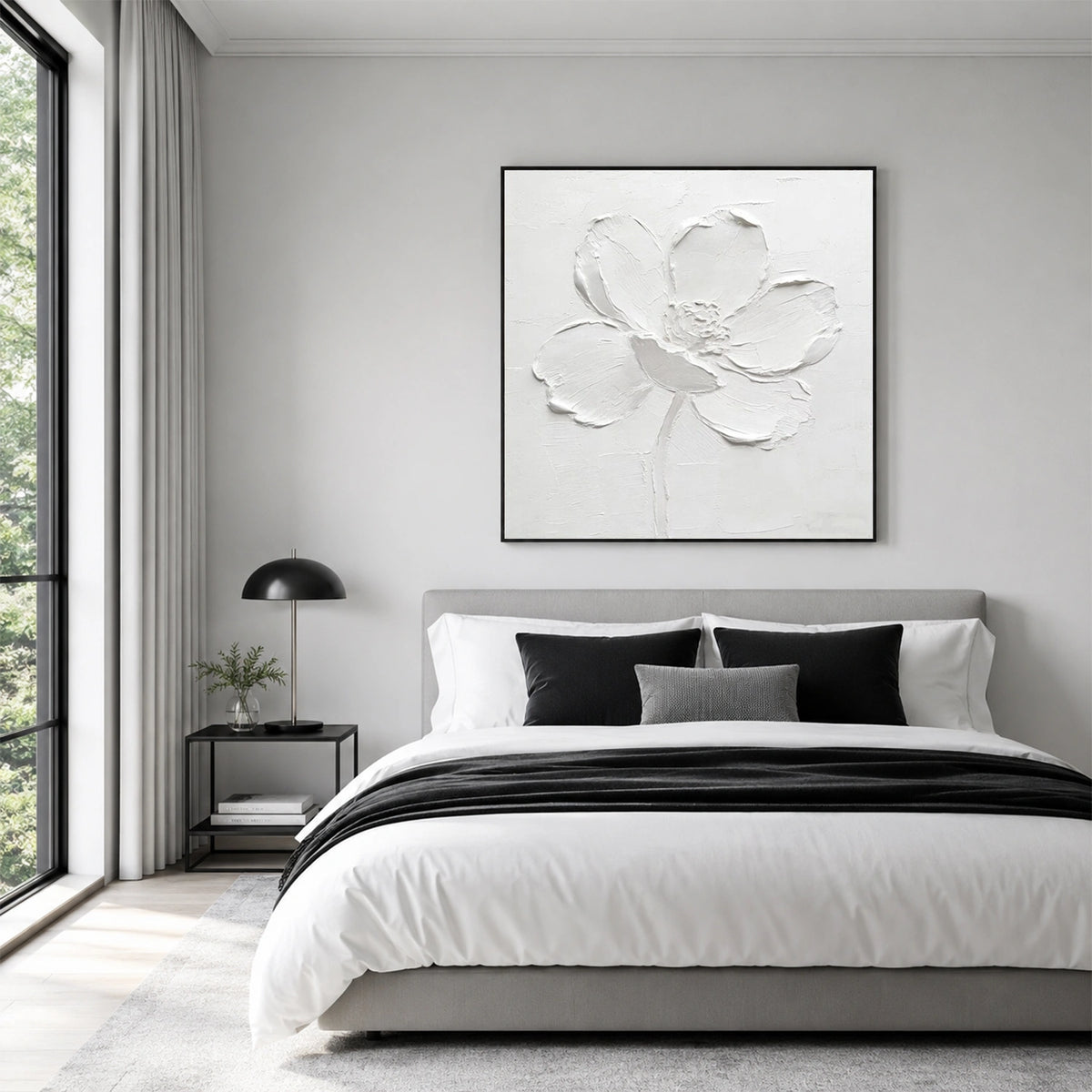 Tree And Flower Abstract Wall Art #TF232