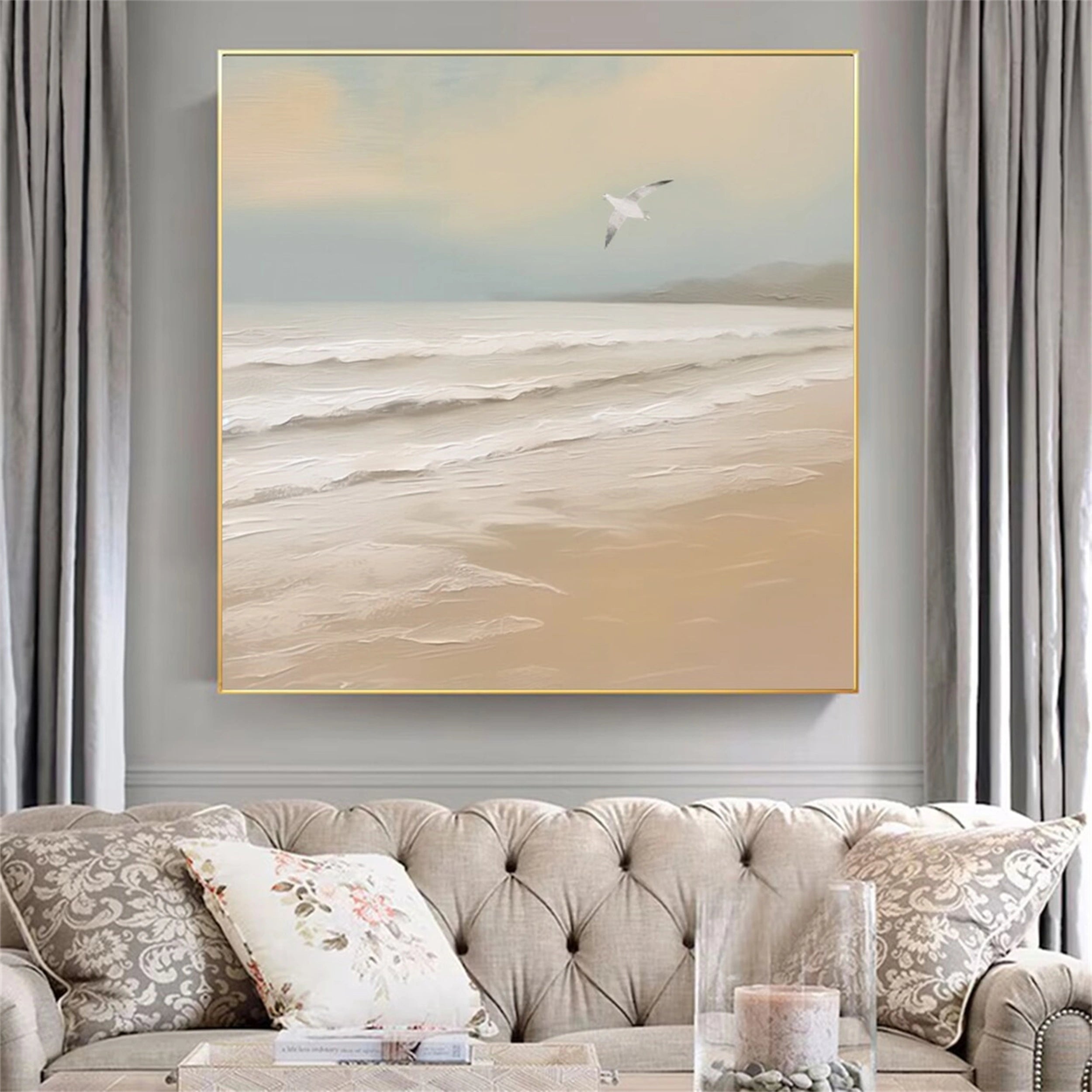 Sky And Ocean Painting #SO040