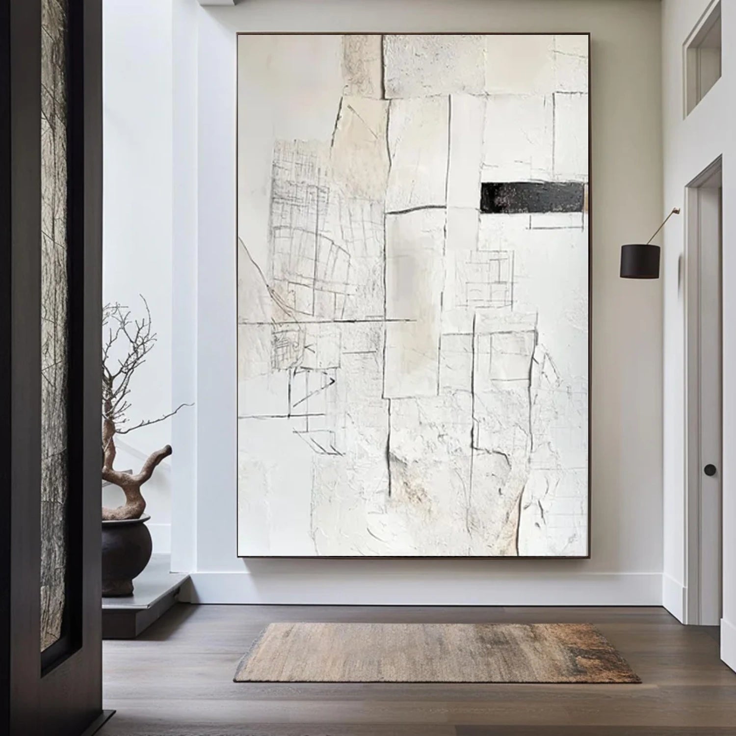 Wabi Sabi Abstract Canvas Art #WA252