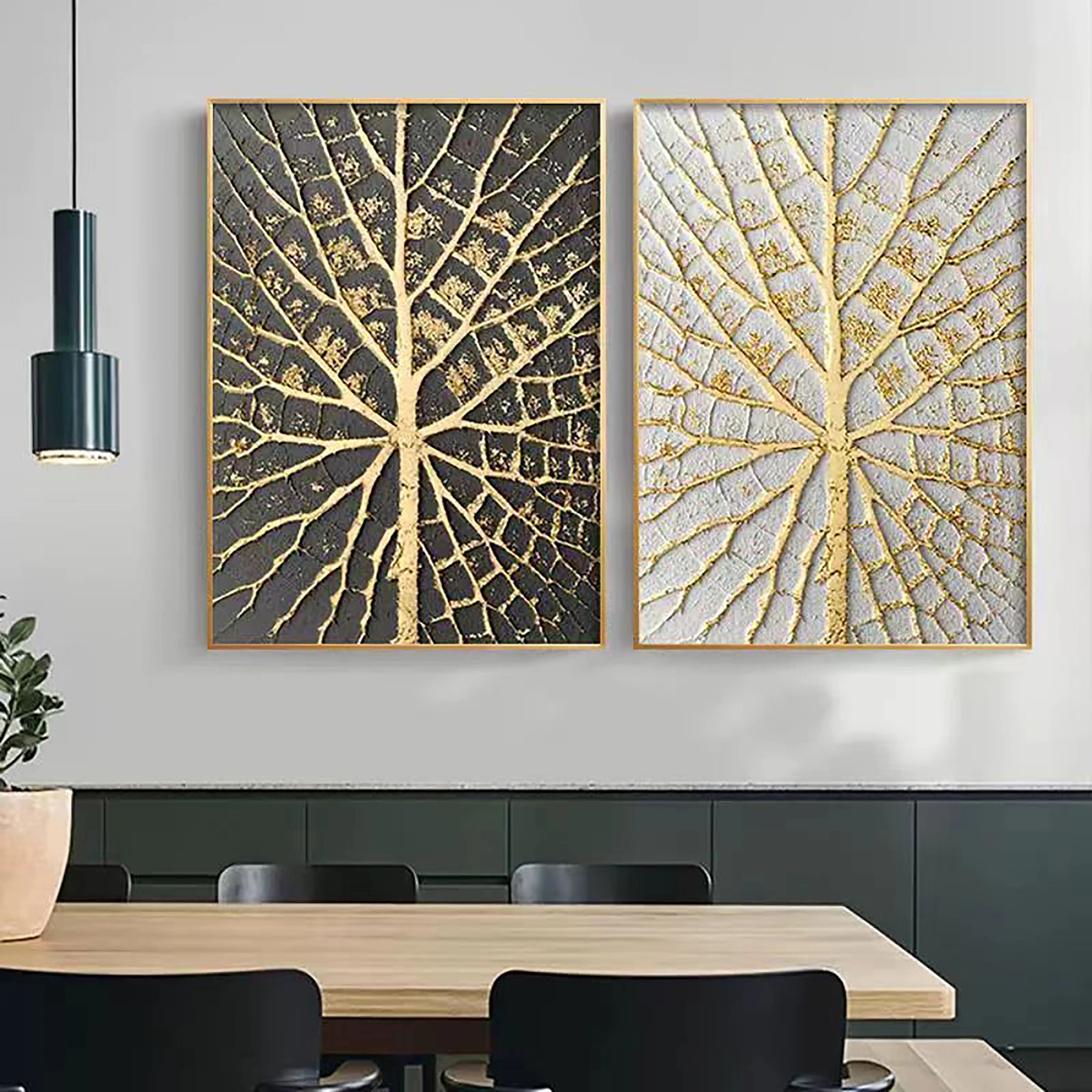 Wabi Sabi Abstract Wall Art Set of 2 #WA104