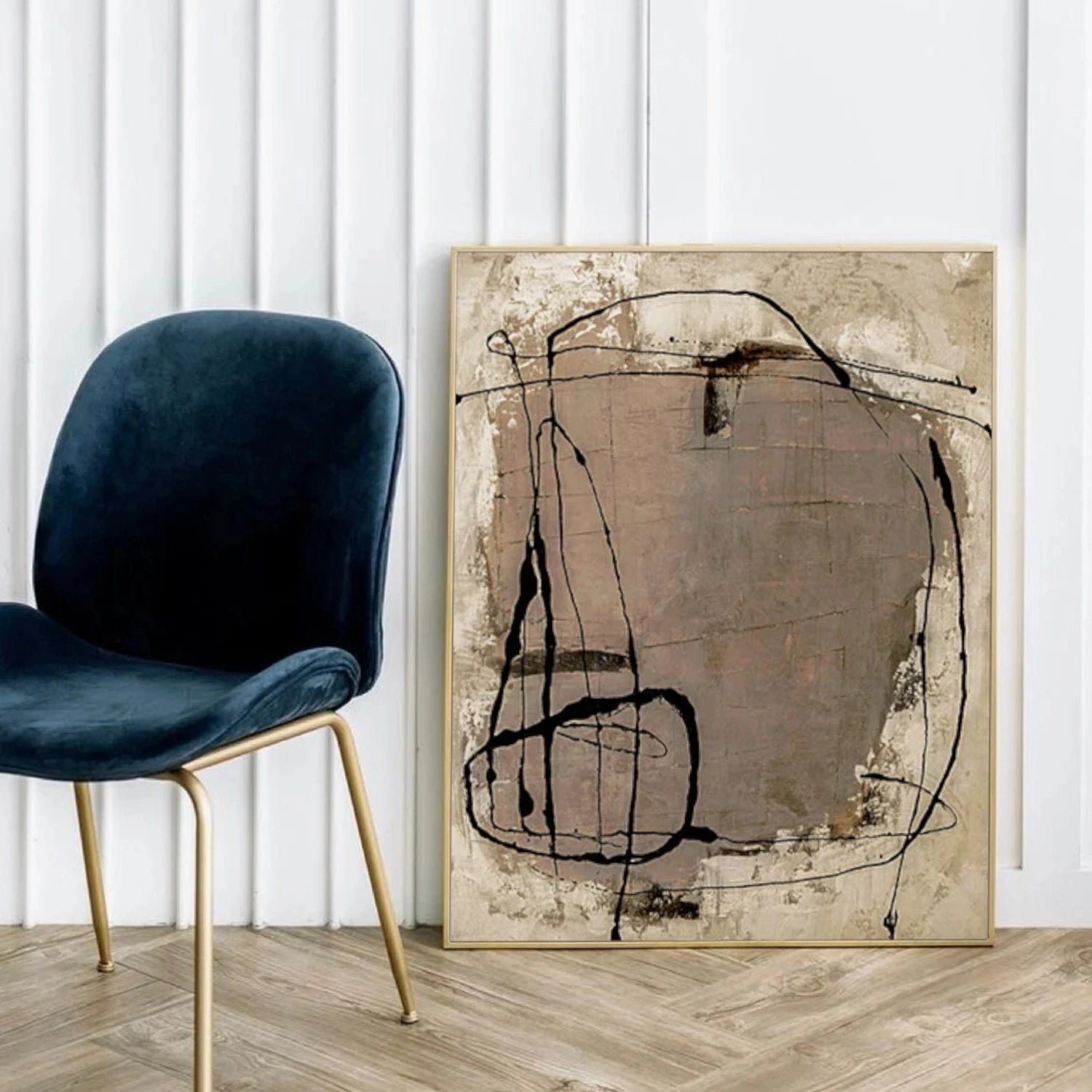 Wabi Sabi Abstract Canvas Art #WA201