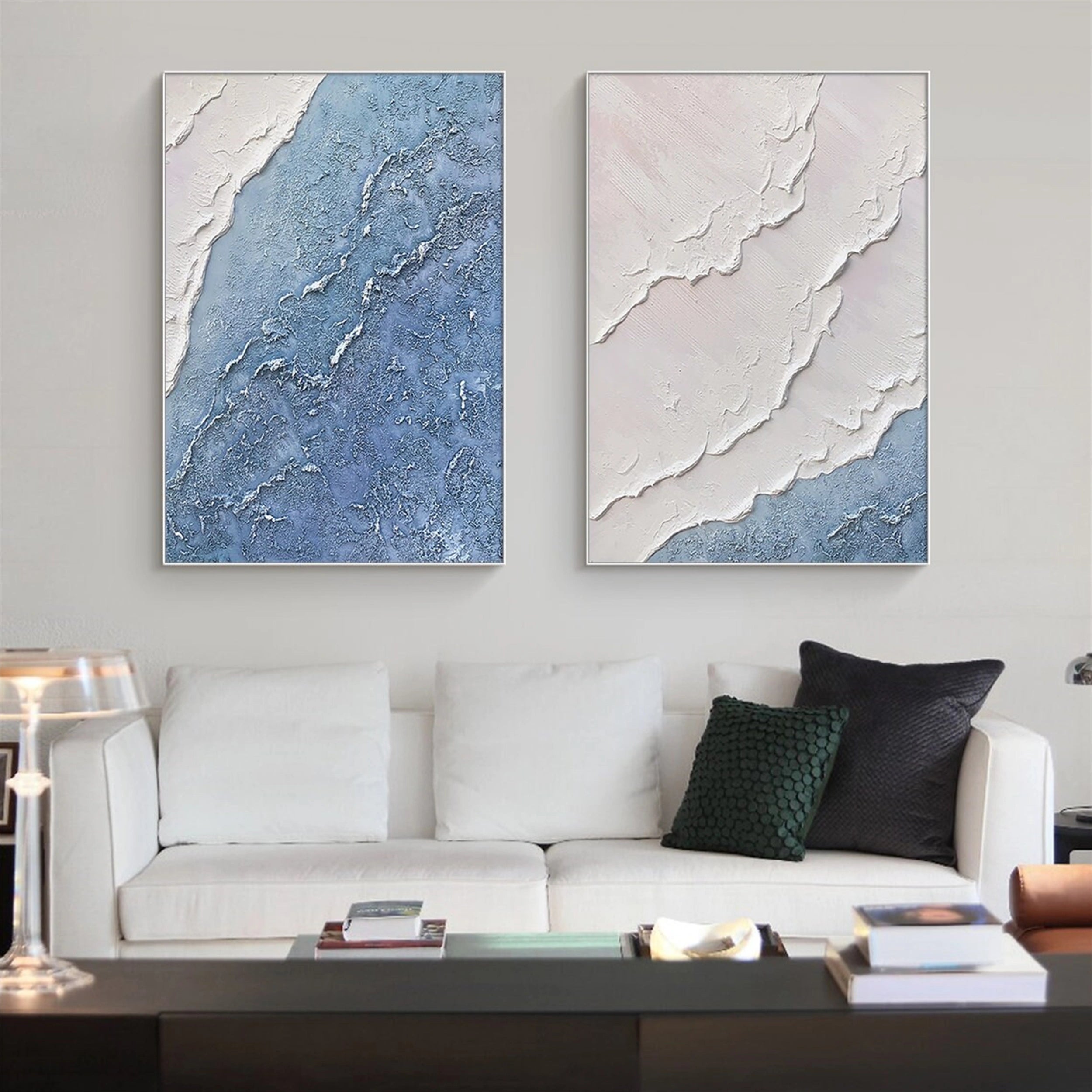 Sky And Ocean Painting Set of 2 #SO067