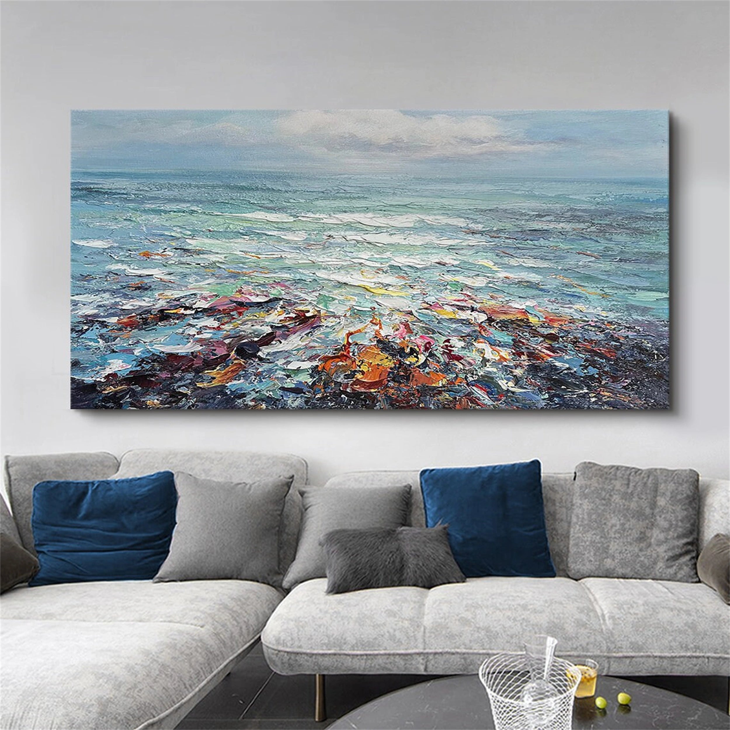 Sky And Ocean Painting #SO007