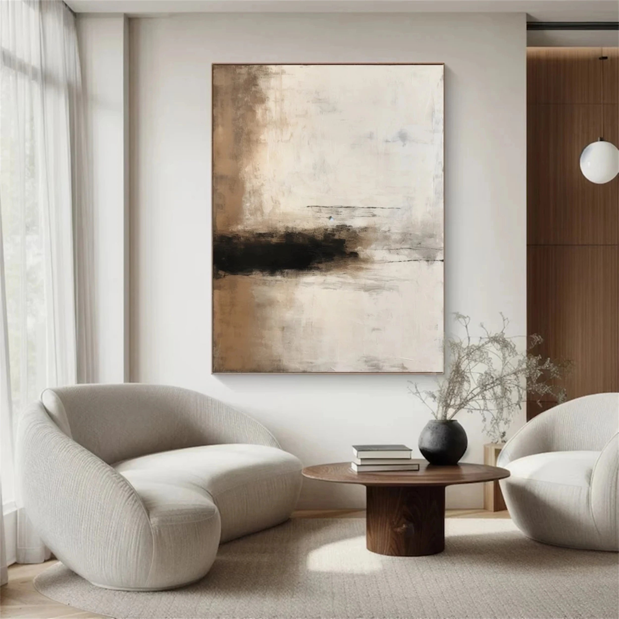 Wabi Sabi Abstract Wall Art #WA137